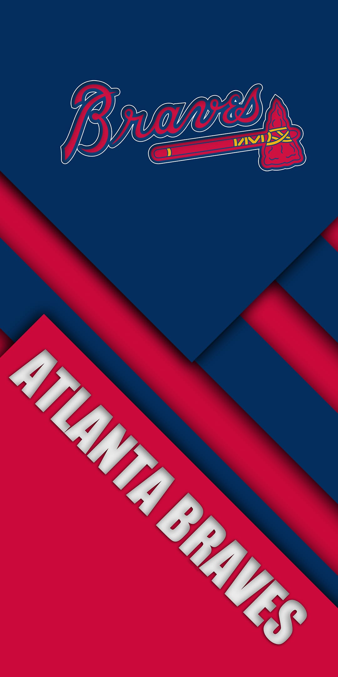 Pin by Kevin Fritts on Braves baseball  Atlanta braves wallpaper Atlanta  braves logo Atlanta braves iphone wallpaper