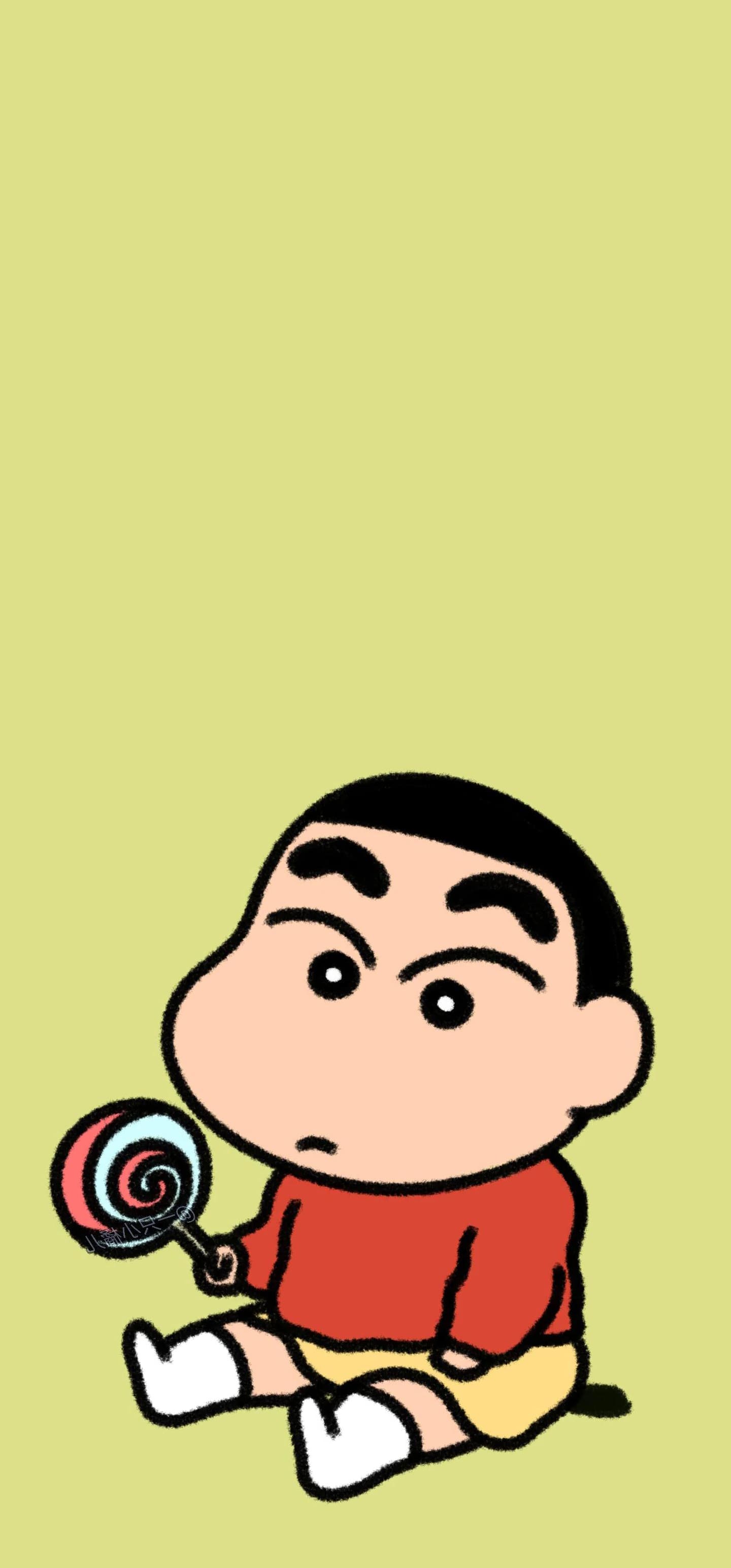 Download Young Japanese Character Shin Chan iPhone Wallpaper  Wallpapers com