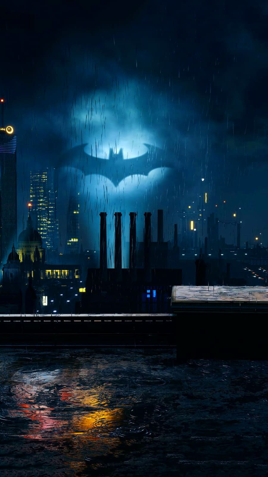 55 Gotham City Background