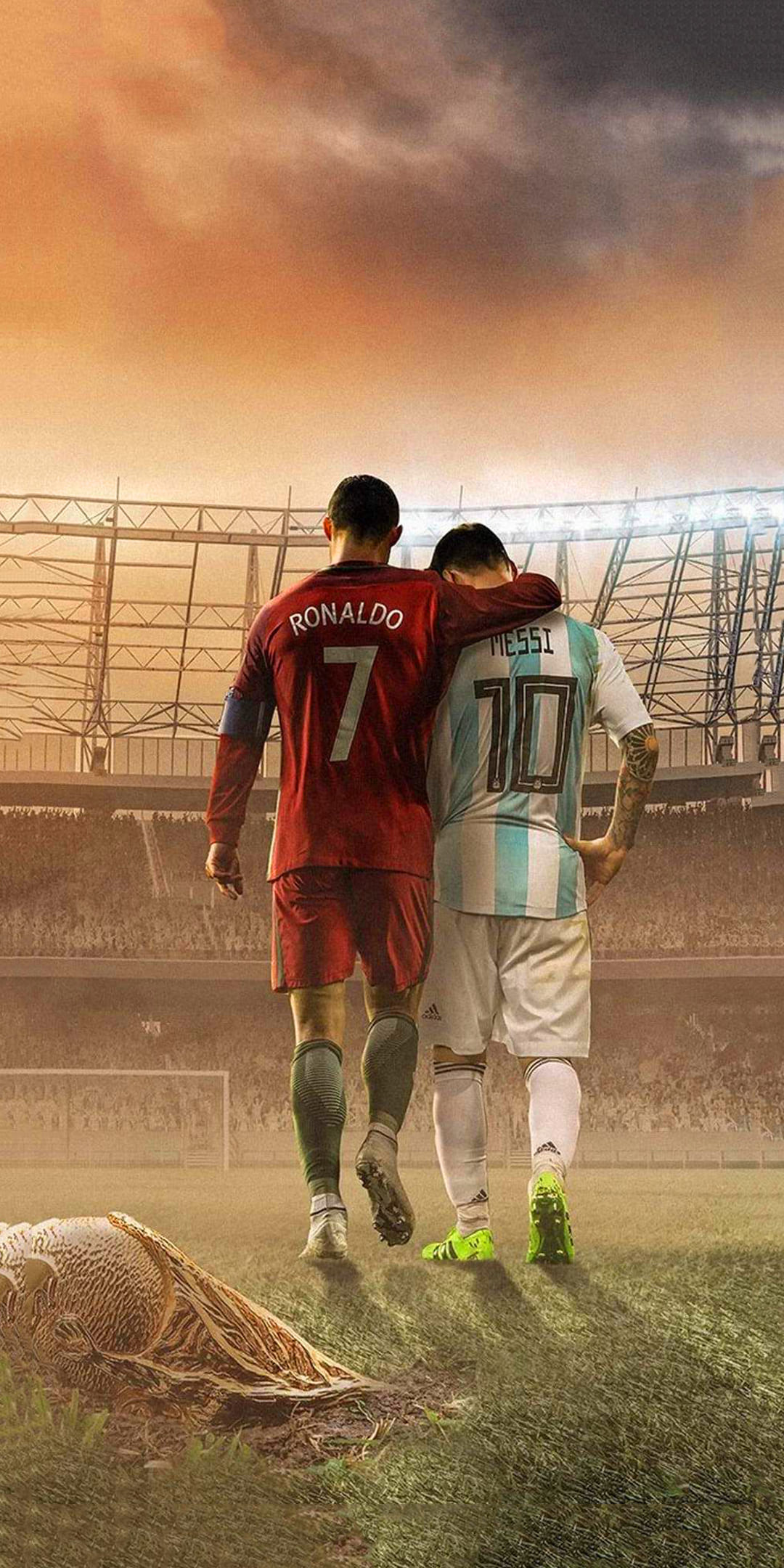 Messi and Ronaldo Wallpapers