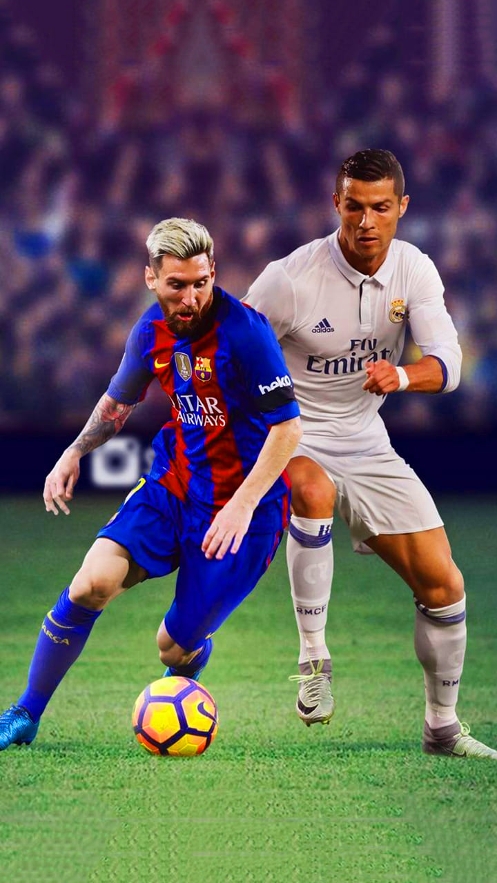 Messi and Ronaldo Wallpapers
