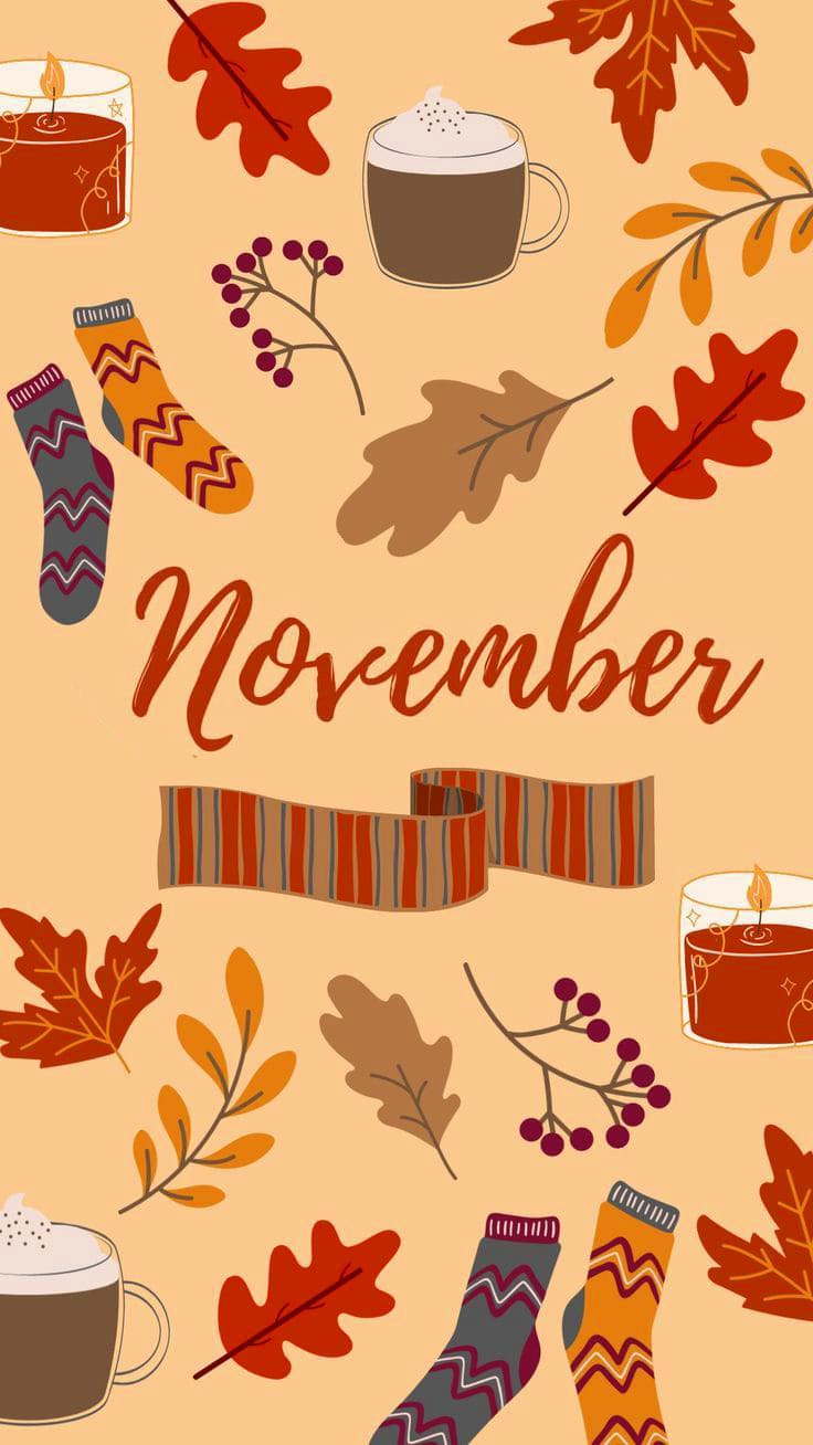 Download Aesthetic Hello November Wallpaper  Wallpaperscom