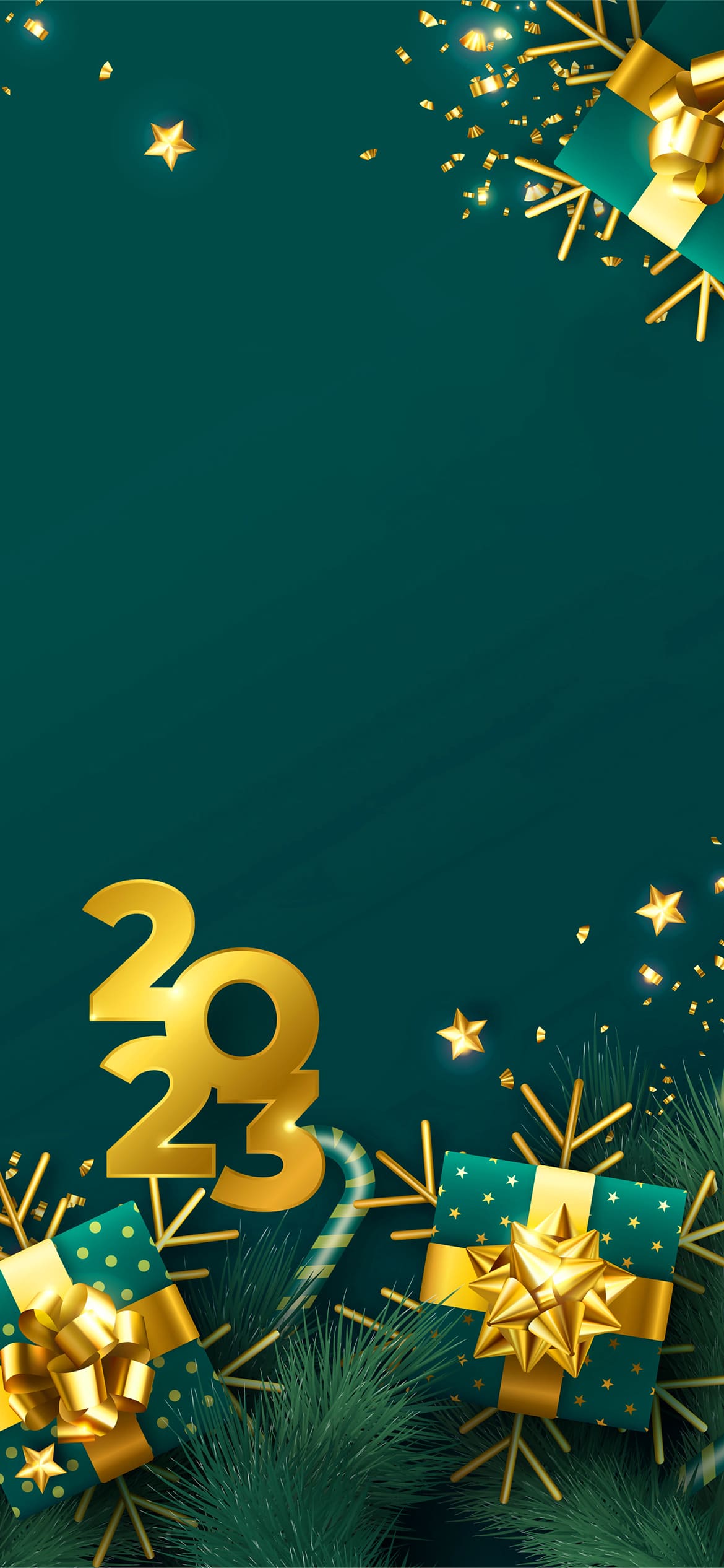 New Year 2023 Christmas Background Gold Blue Party Celebration Stock Photo   Download Image Now  iStock