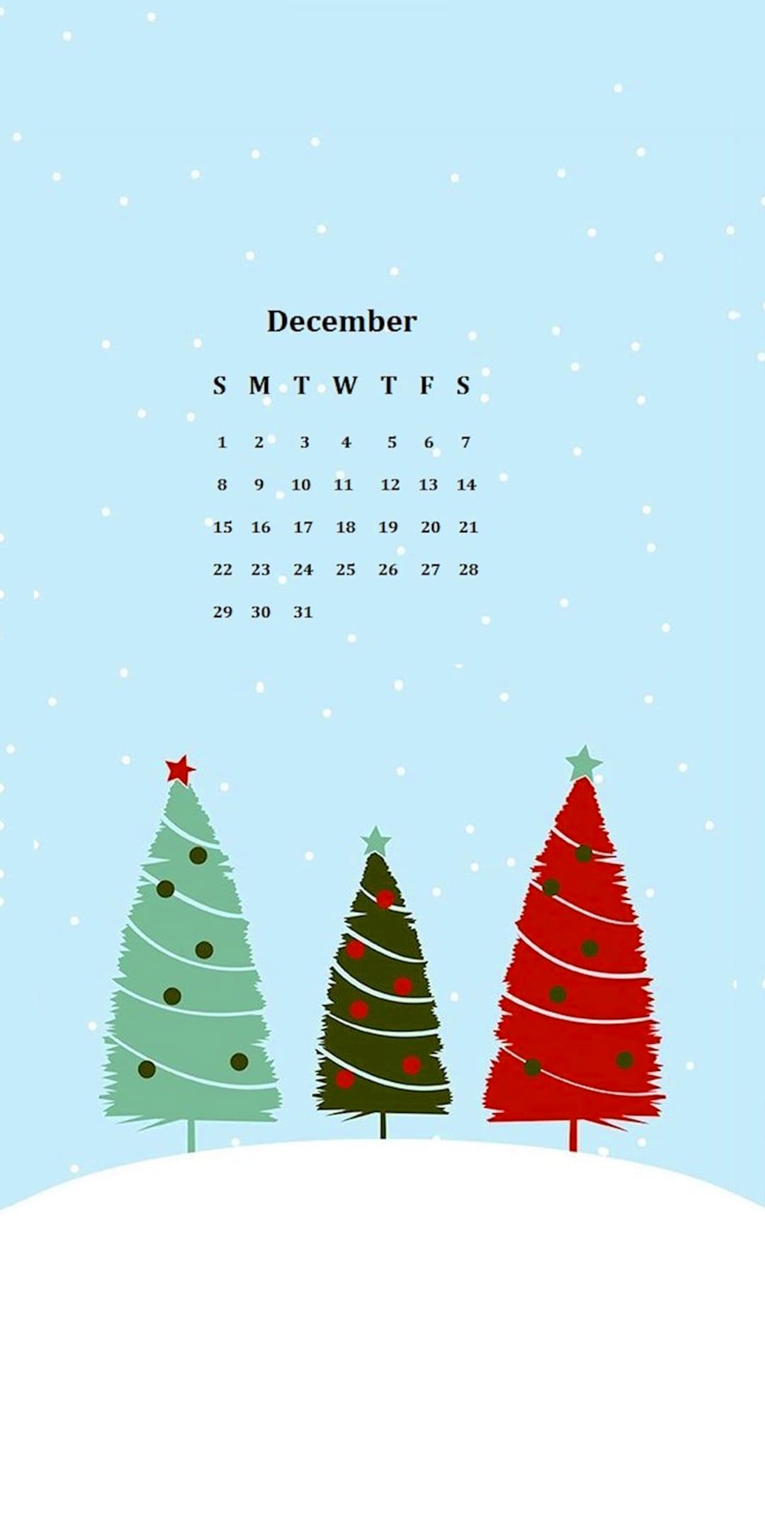 December 2022 Calendar Wallpapers