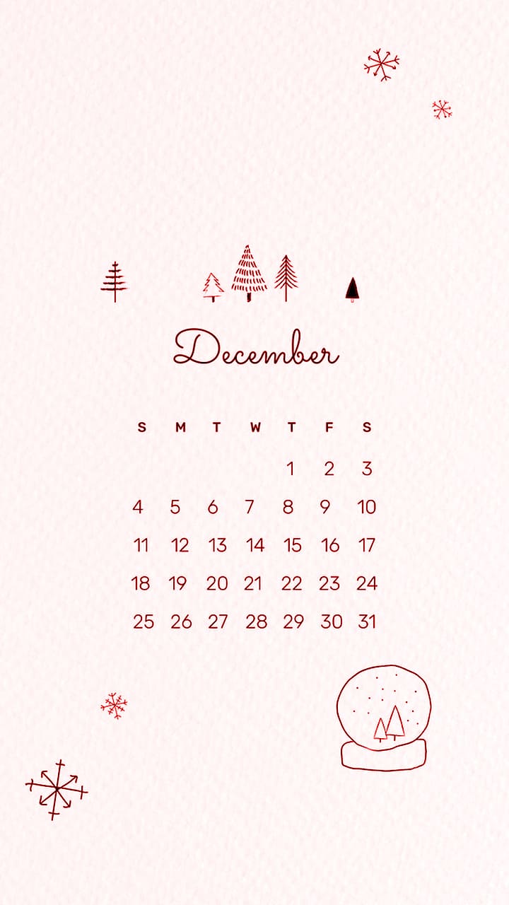 December 2022 Calendar Wallpapers