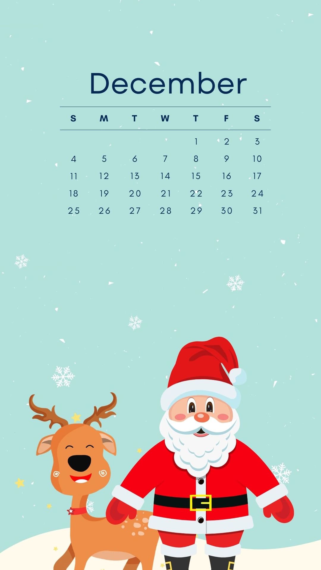 December 2022 Calendar Wallpapers