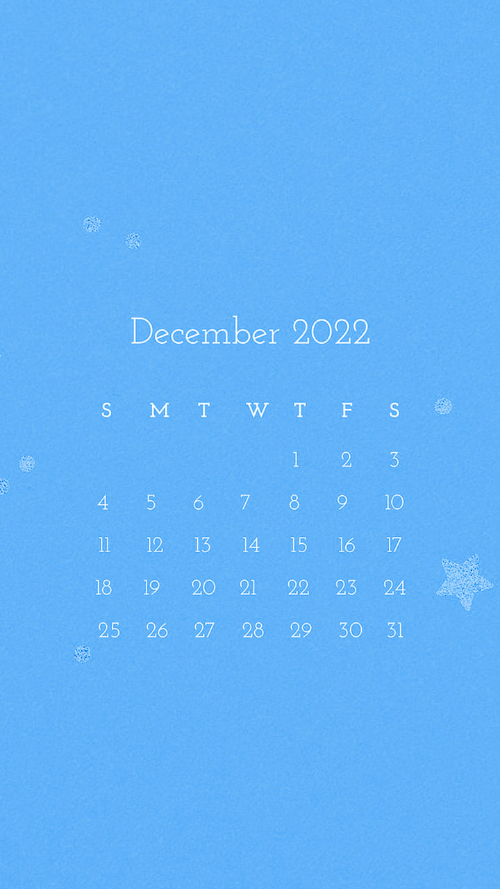 December Calendar 2022 Wallpapers