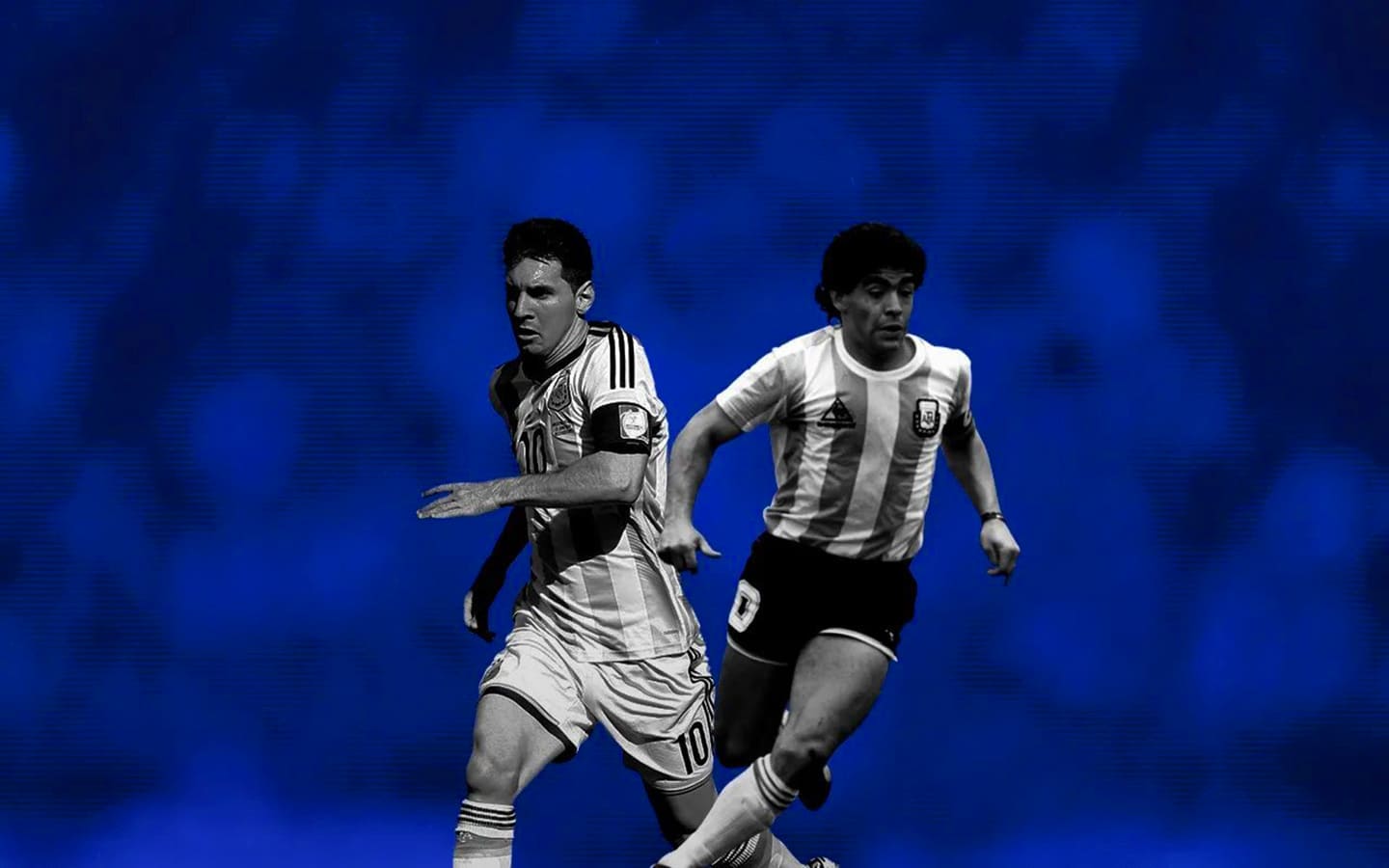 Maradona and Messi Wallpapers
