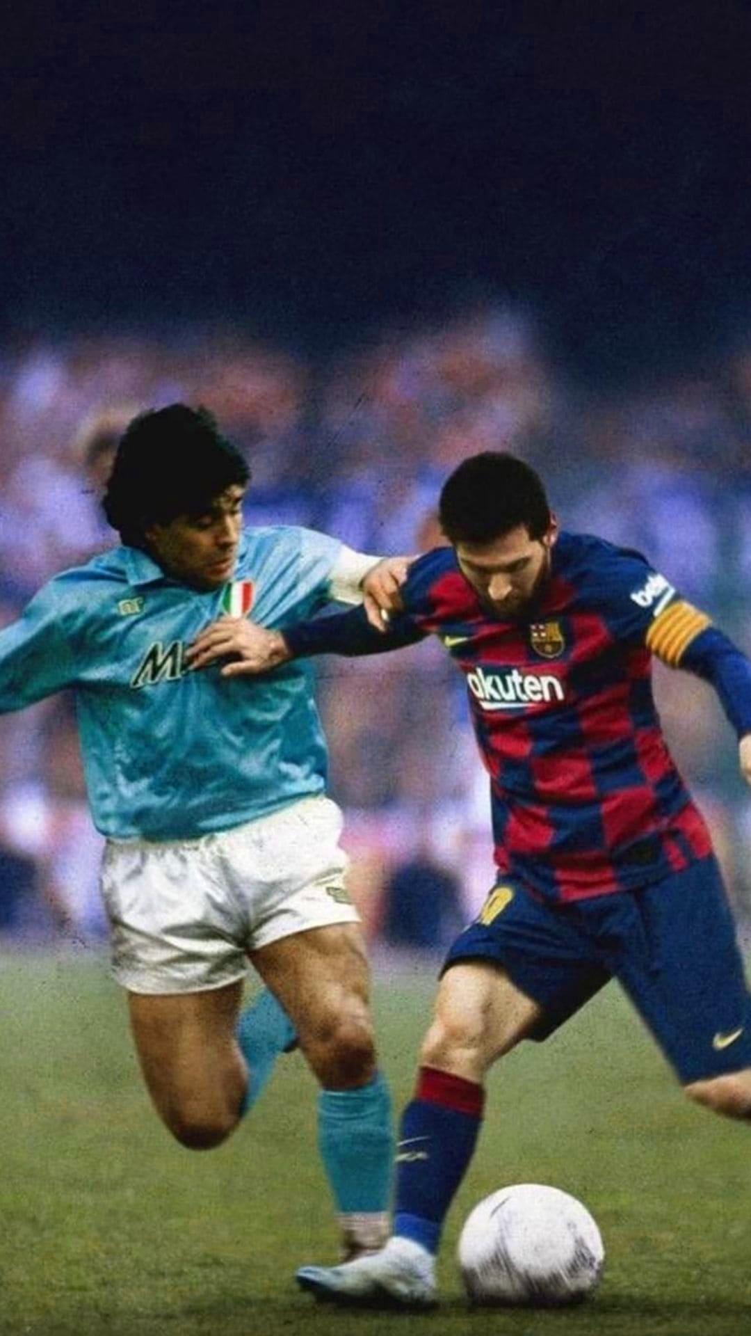 Maradona and Messi Wallpapers