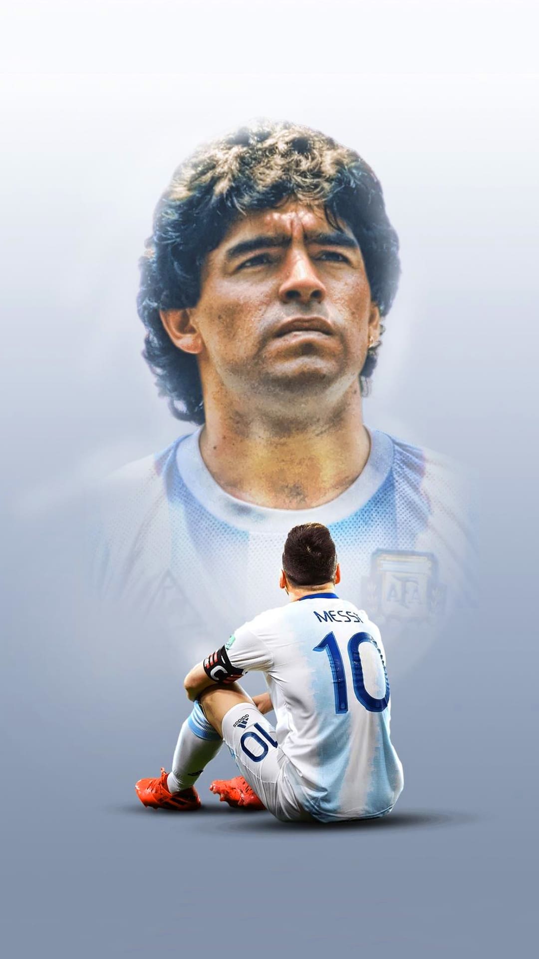 Maradona and Messi Wallpapers