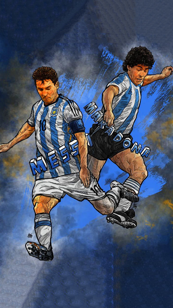 Maradona Messi Wallpapers