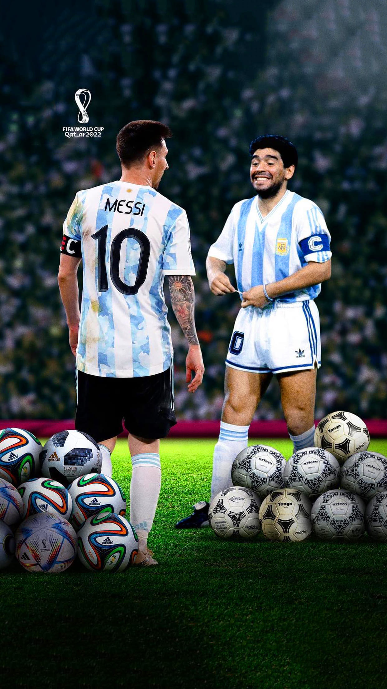 Maradona Messi Wallpapers