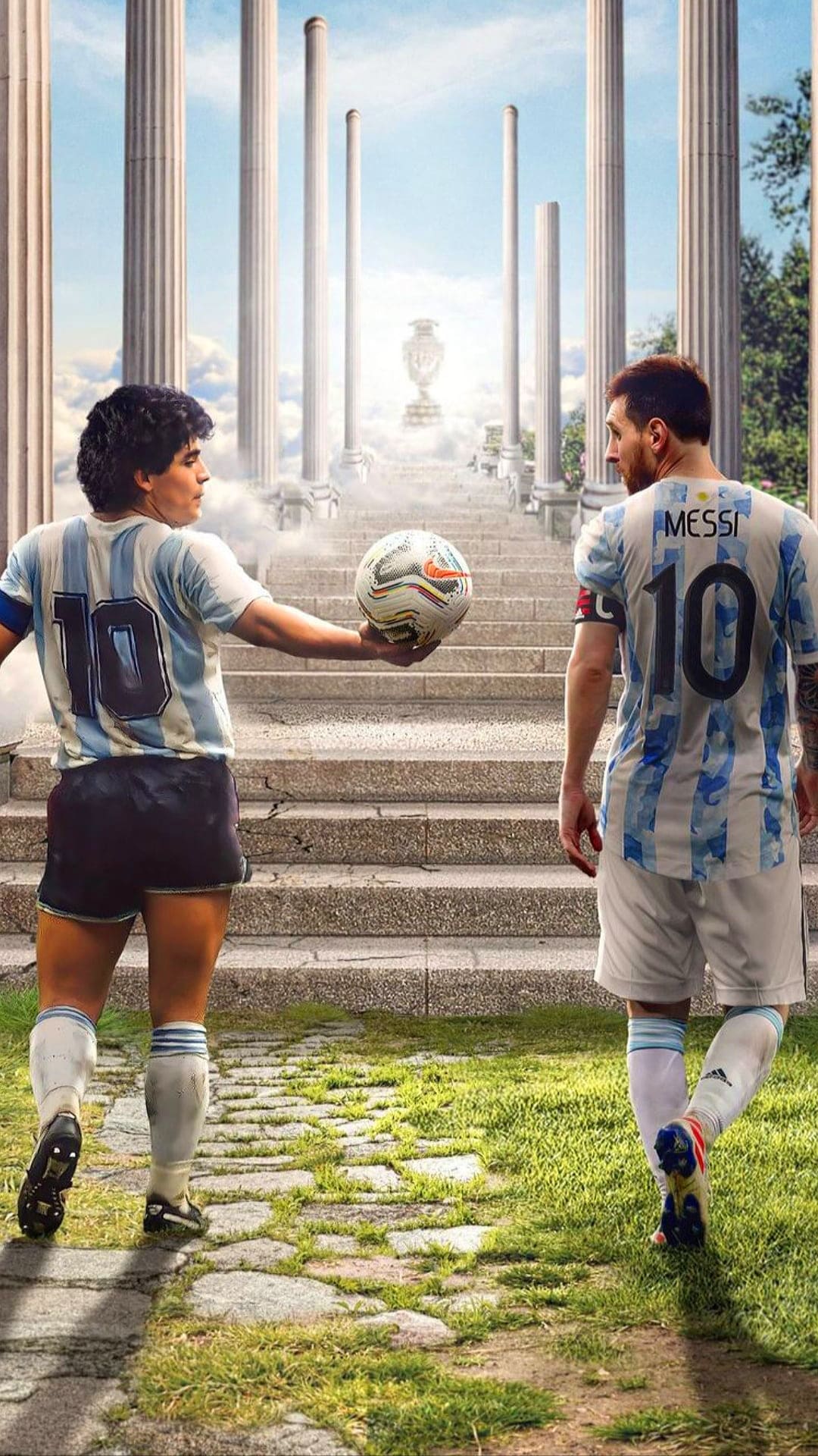 Maradona Messi Wallpapers