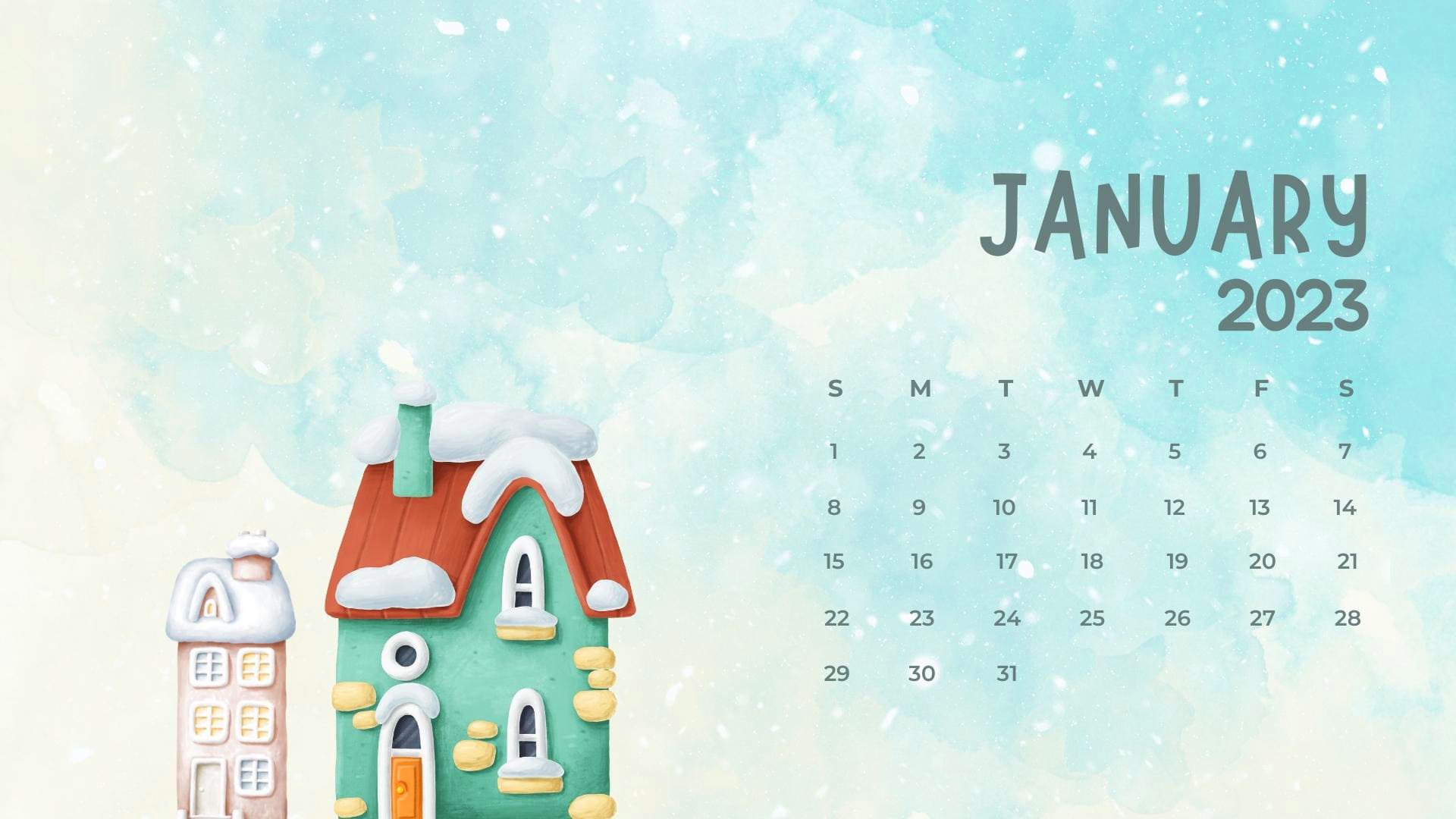 January Calendar 2023 Desktop Wallpapers  PixelsTalkNet