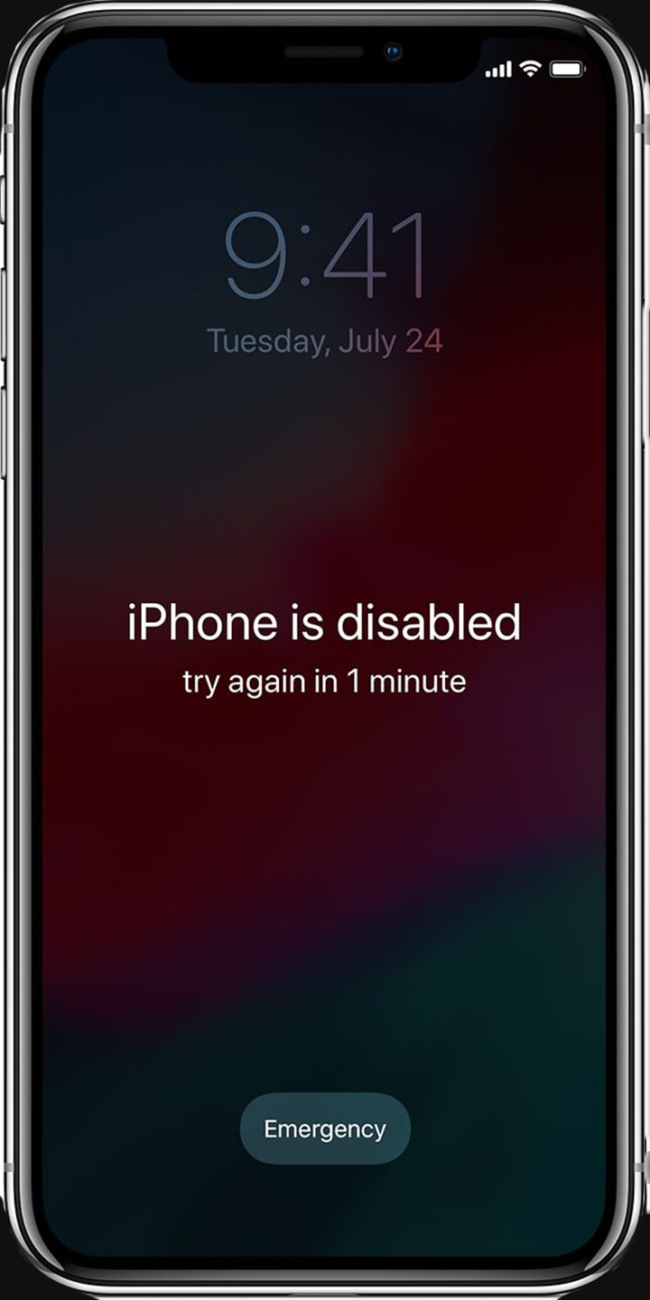 iPhone is Disabled Wallpapers