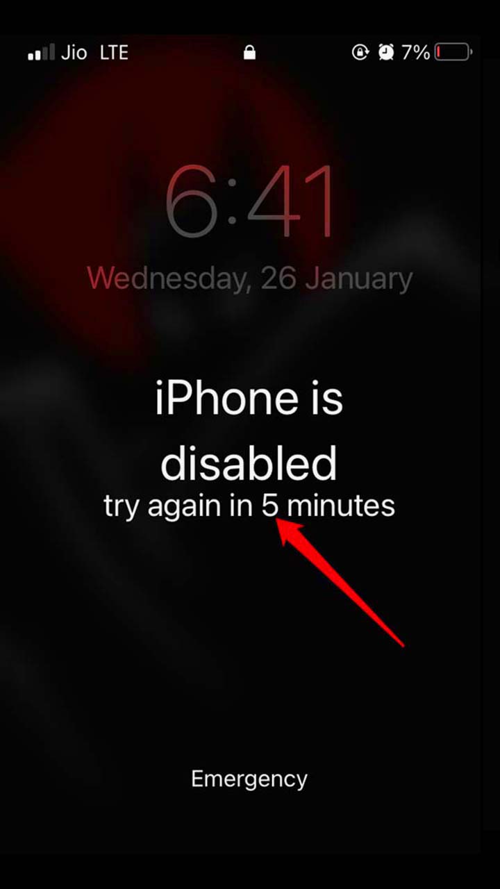 iPhone is Disabled Wallpapers