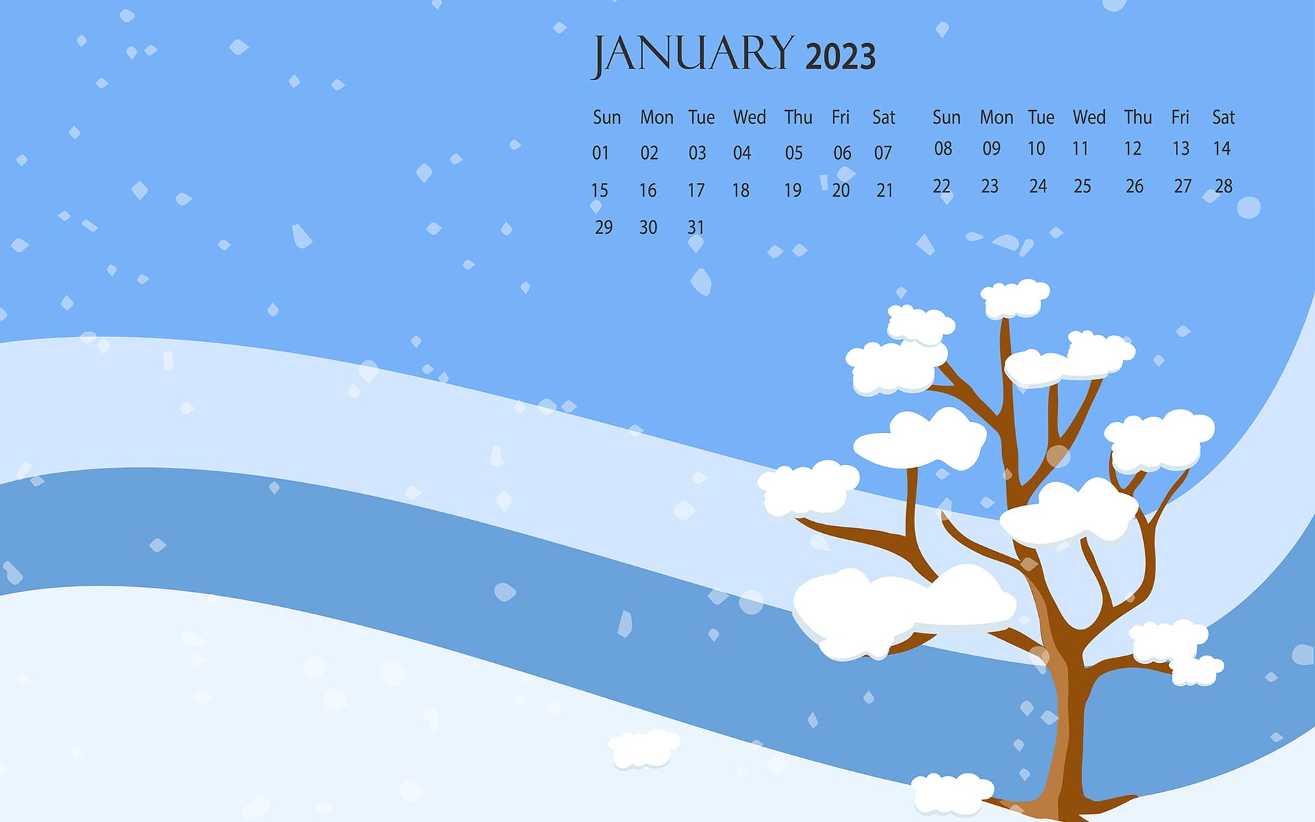 January 2023 Wallpapers