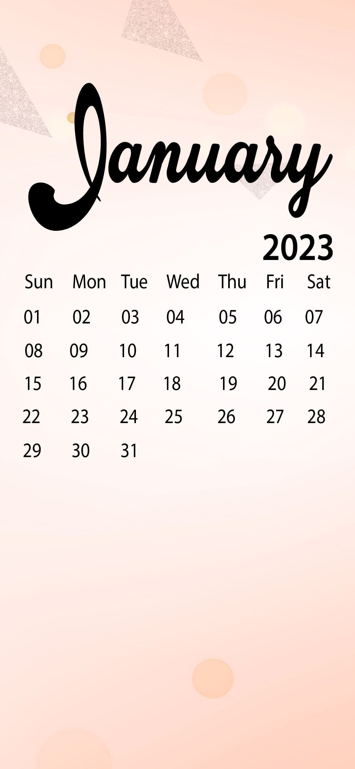 January 2023 Wallpapers