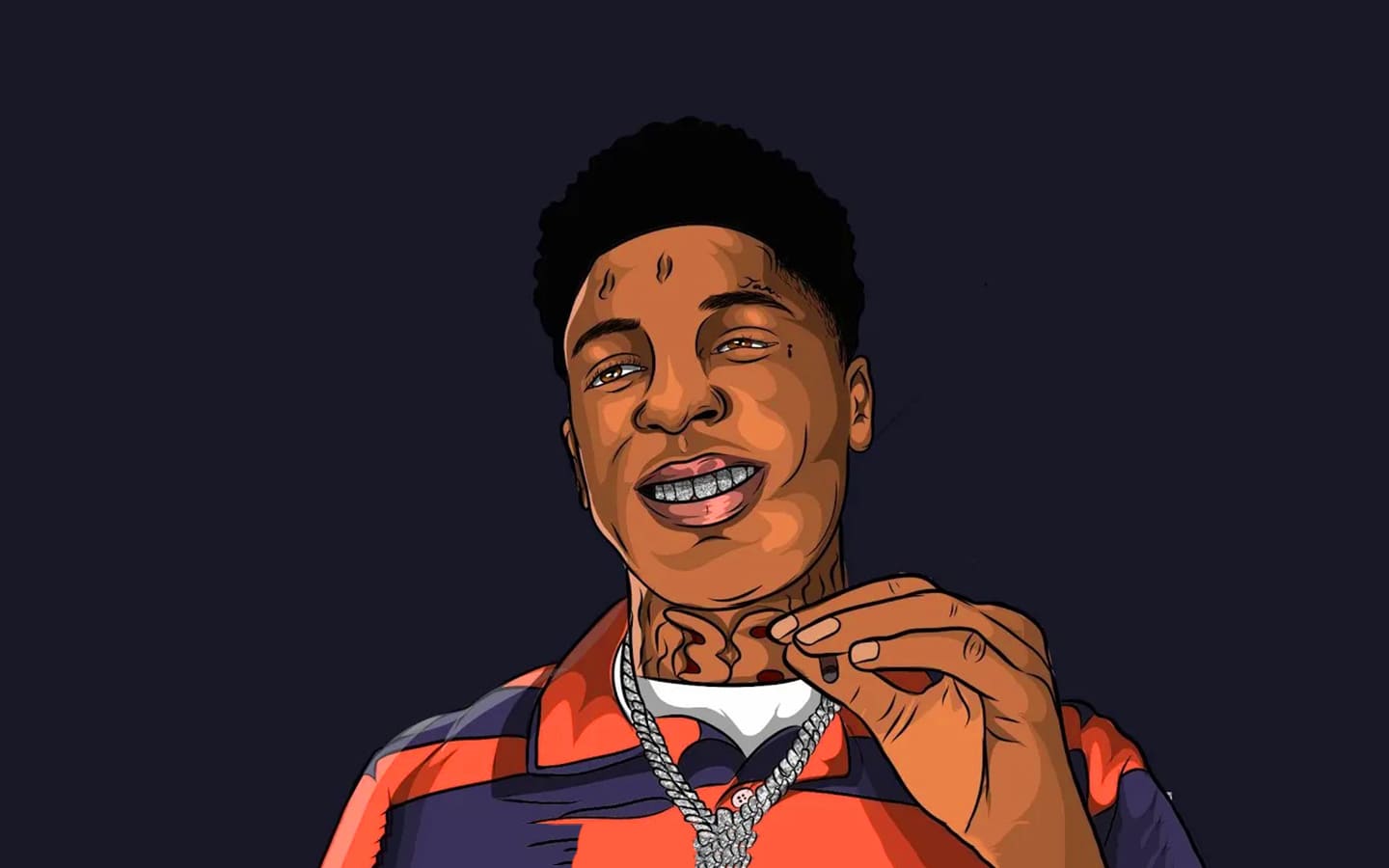 NBA YoungBoy Wallpaper iPhone Galaxy  Cartoon Aesthetic Background   Empire BBK