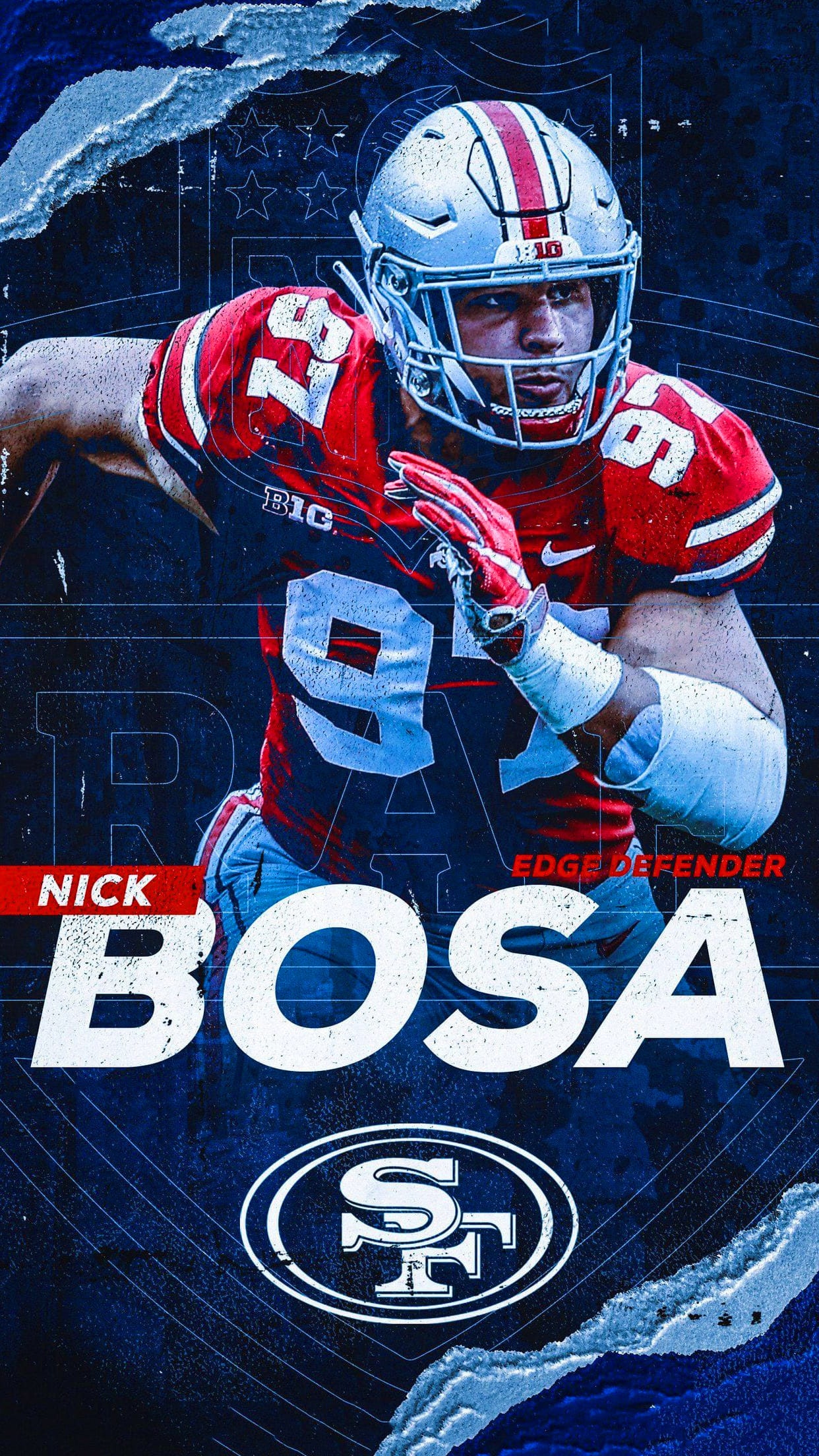 Nick Bosa iPhone Wallpapers