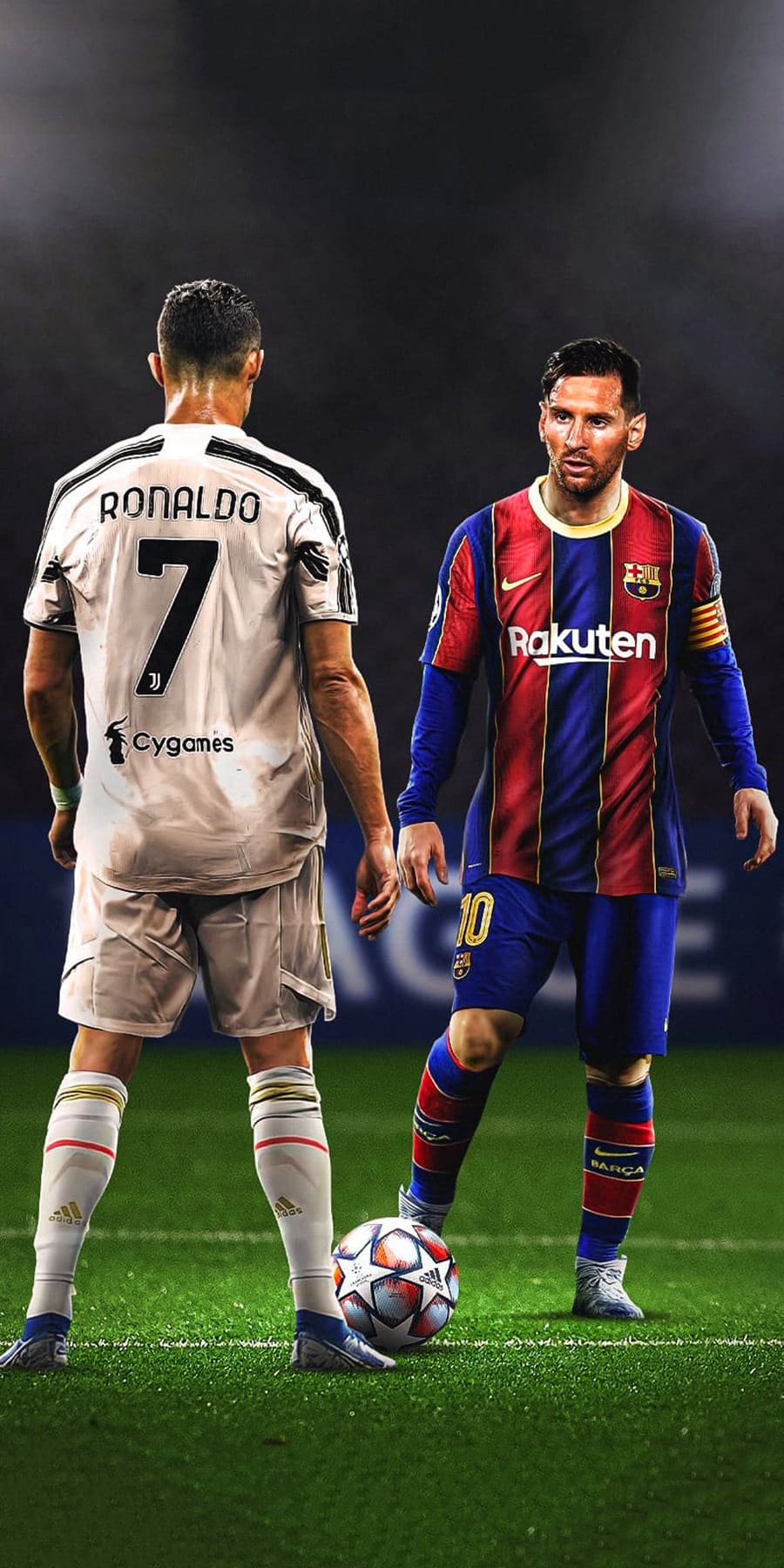 Ronaldo and Messi Wallpapers