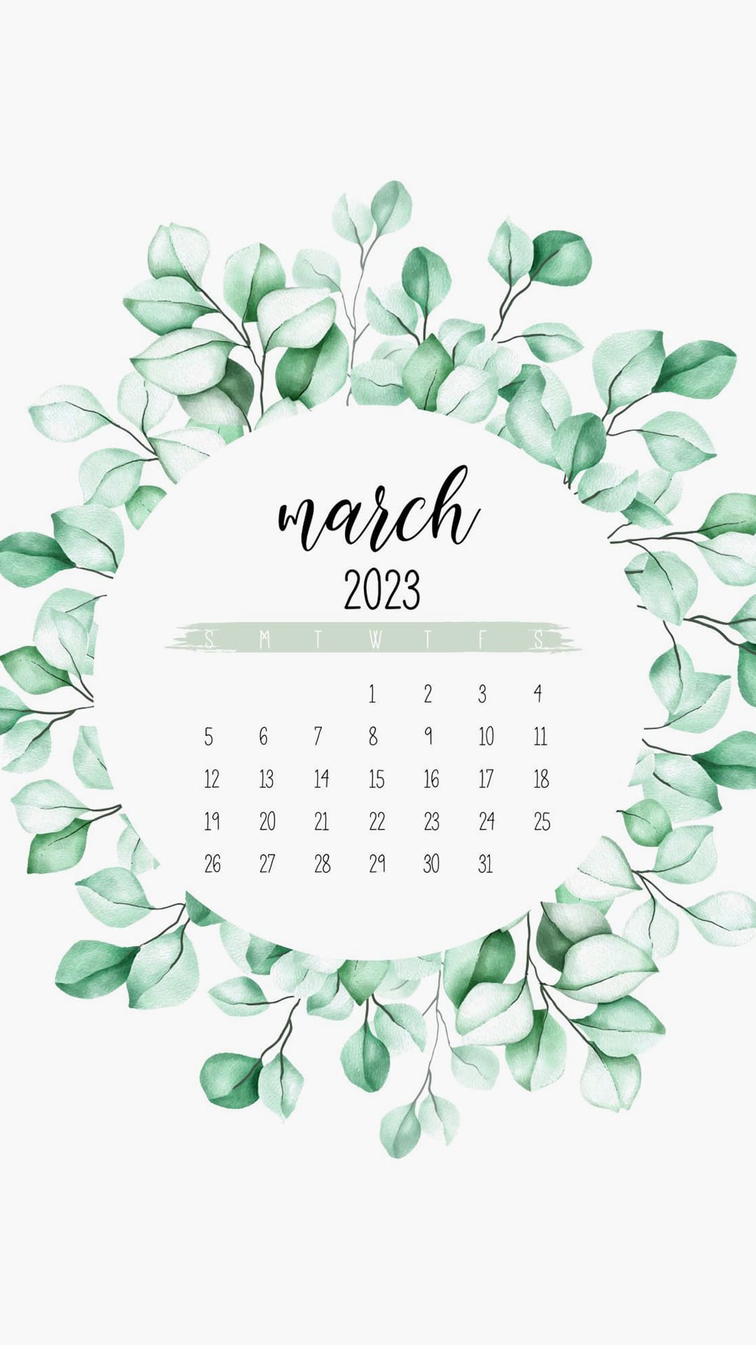 March 2023 Calendar Wallpapers