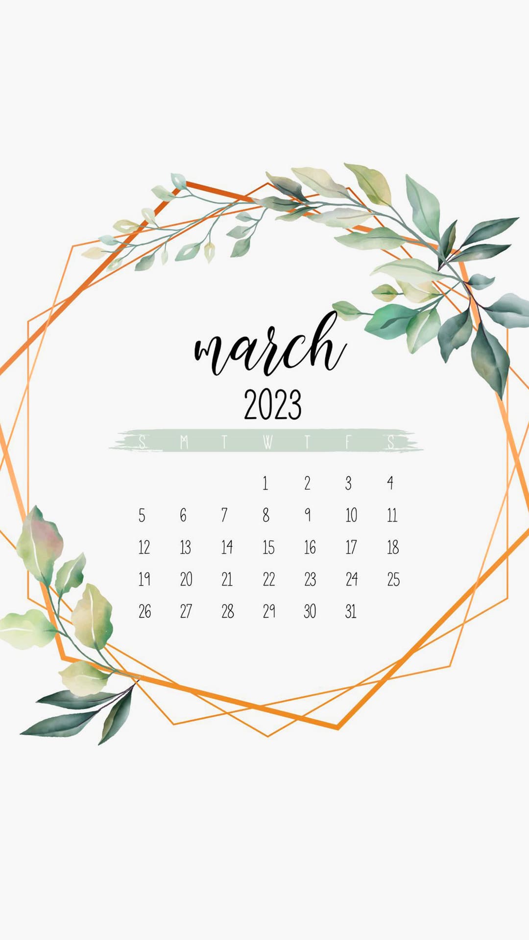 March 2023 Calendar Wallpapers