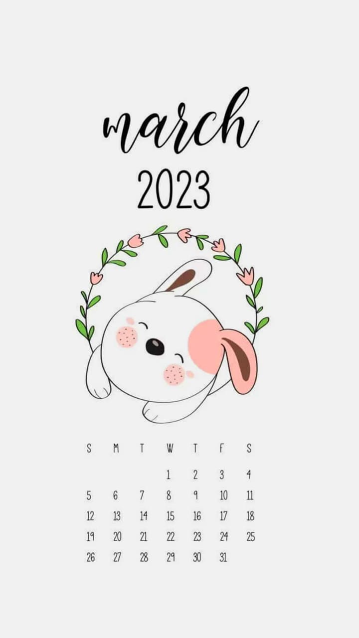 March 2023 Calendar Wallpapers