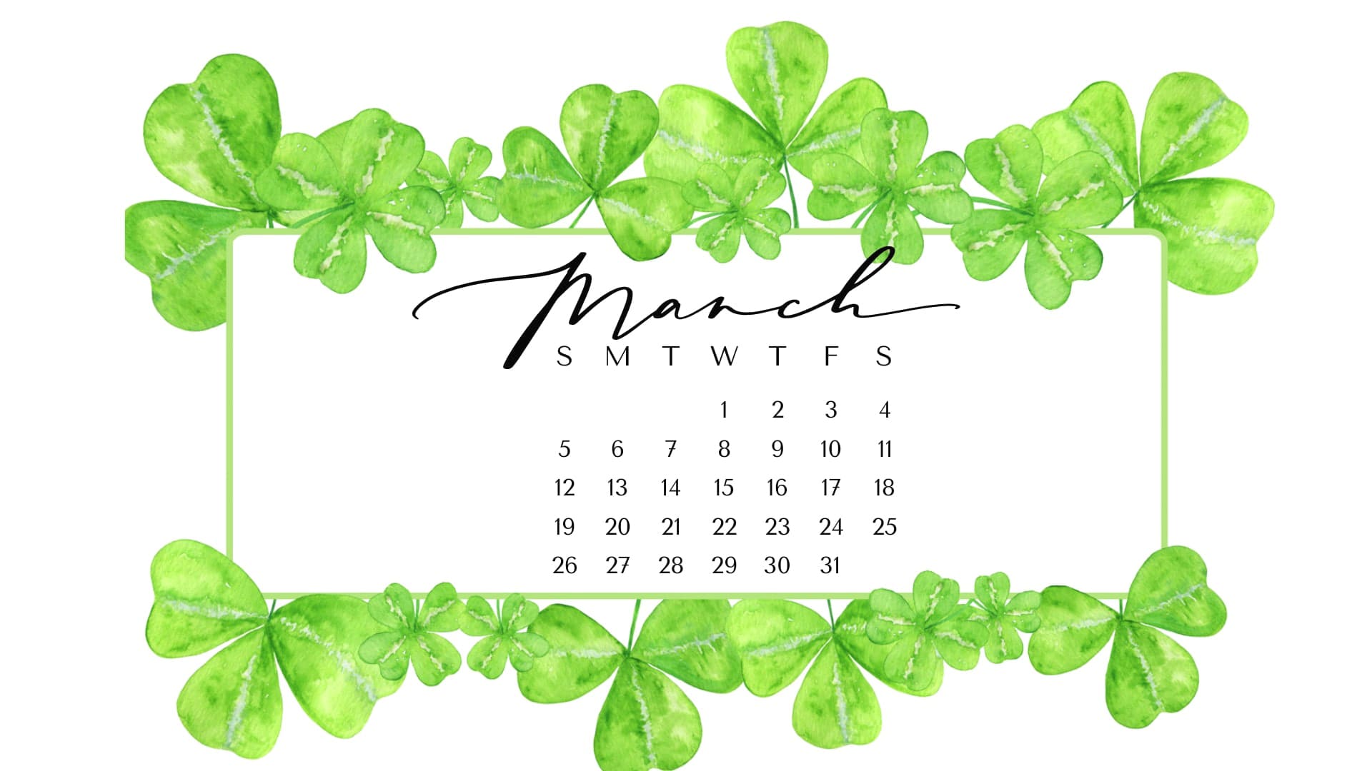 March Calendar 2023 Wallpapers