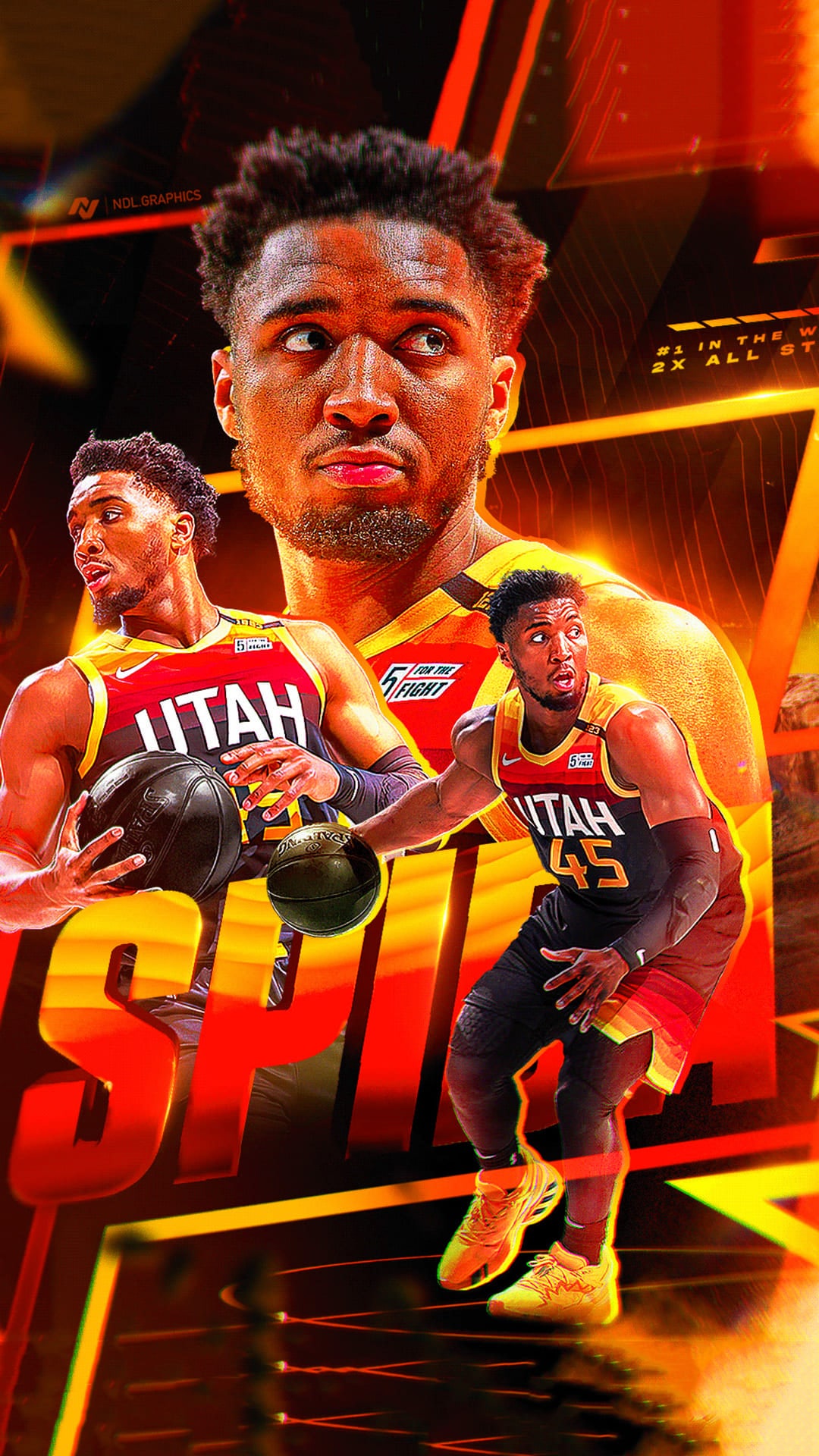 Donovan Mitchell Wallpaper - TubeWP