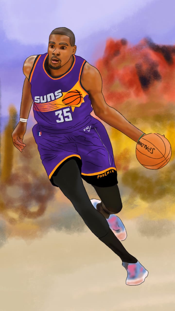 Kevin Durant  Kevin durant  Nba basketball art Nba Kevin Durant  Shooting HD phone wallpaper  Pxfuel