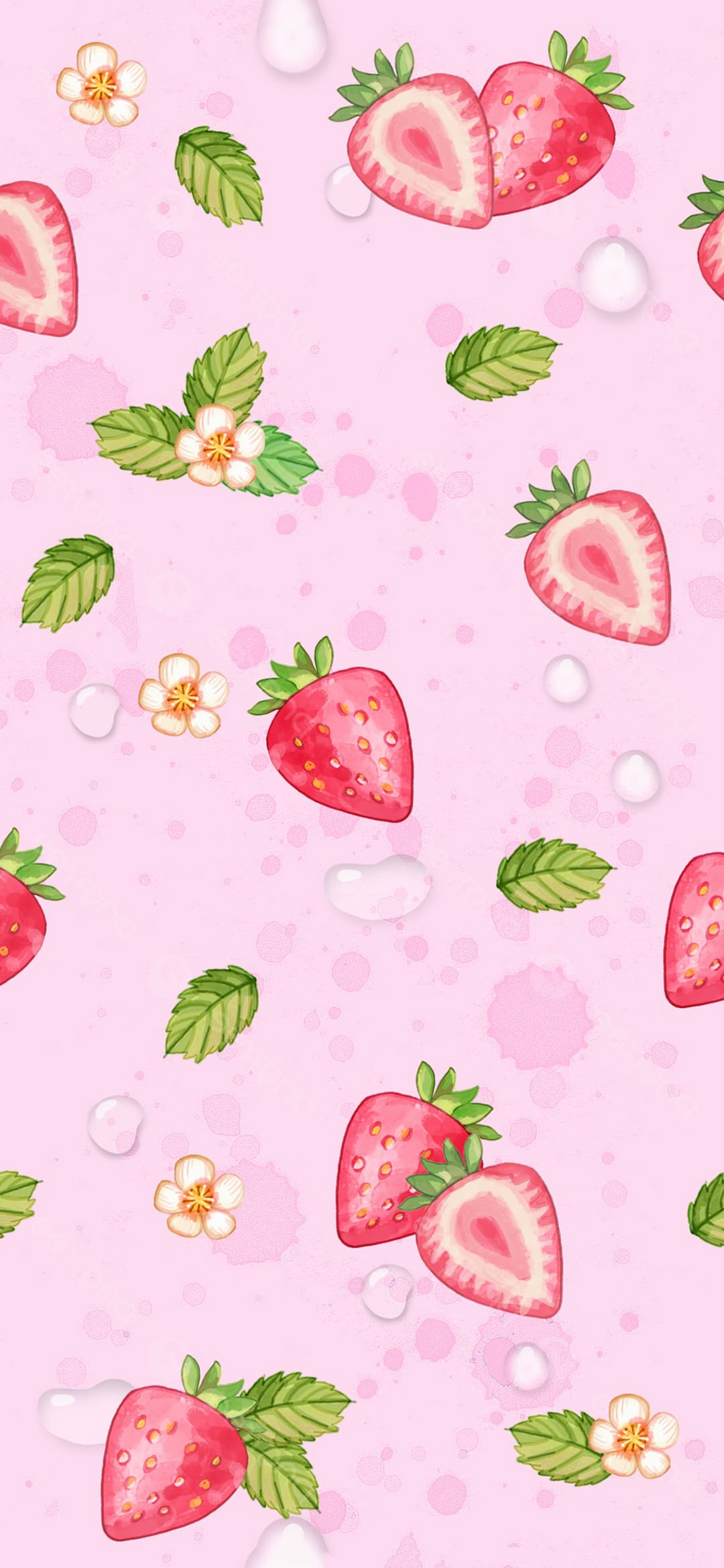 Strawberry iPhone Wallpapers  Top Free Strawberry iPhone Backgrounds   WallpaperAccess