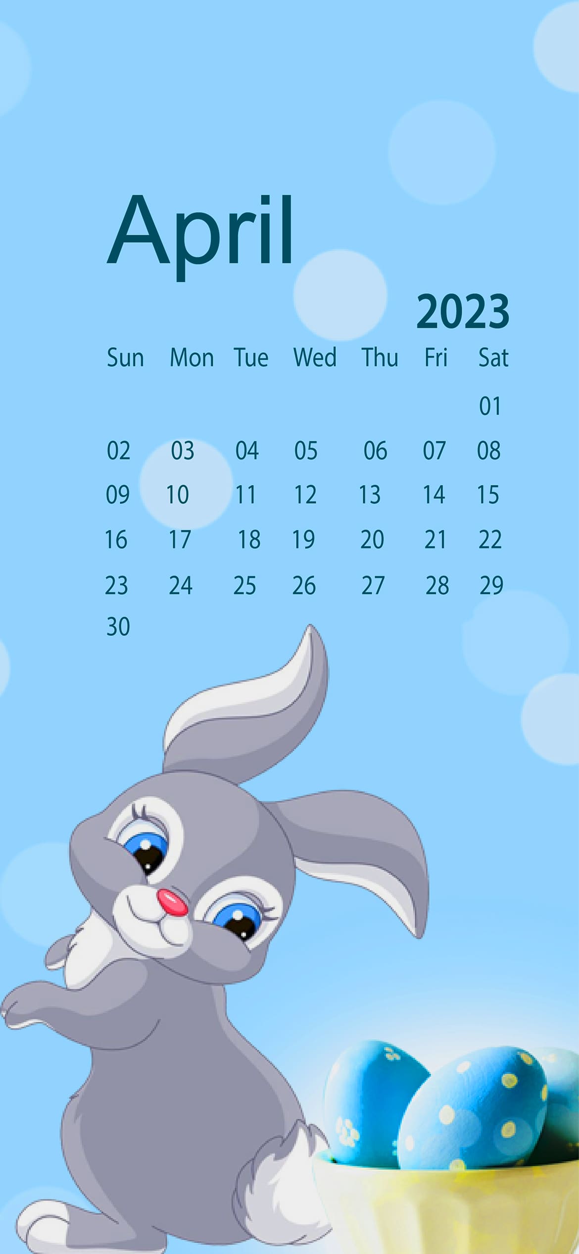 April Calendar 2023 Wallpapers