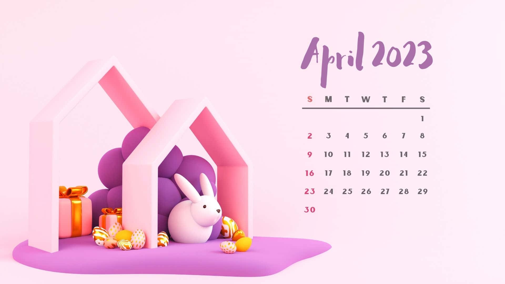 April Calendar 2023 Wallpapers