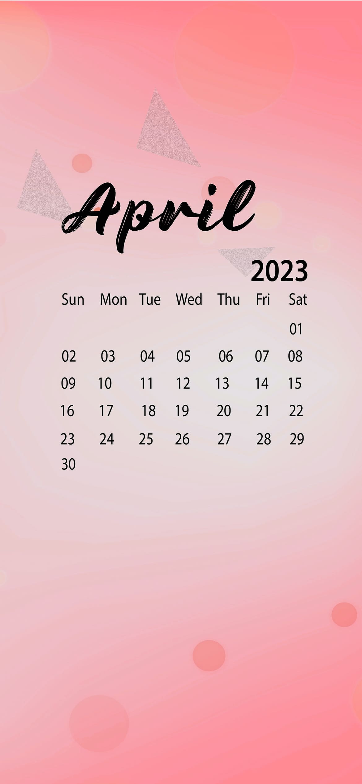 April Calendar 2023 Wallpapers