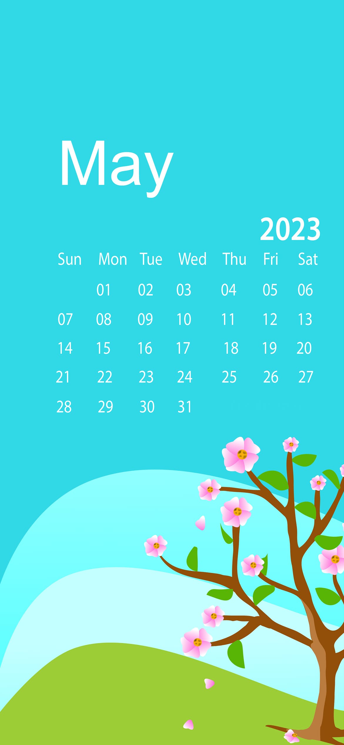 May 2023 Calendar Wallpapers