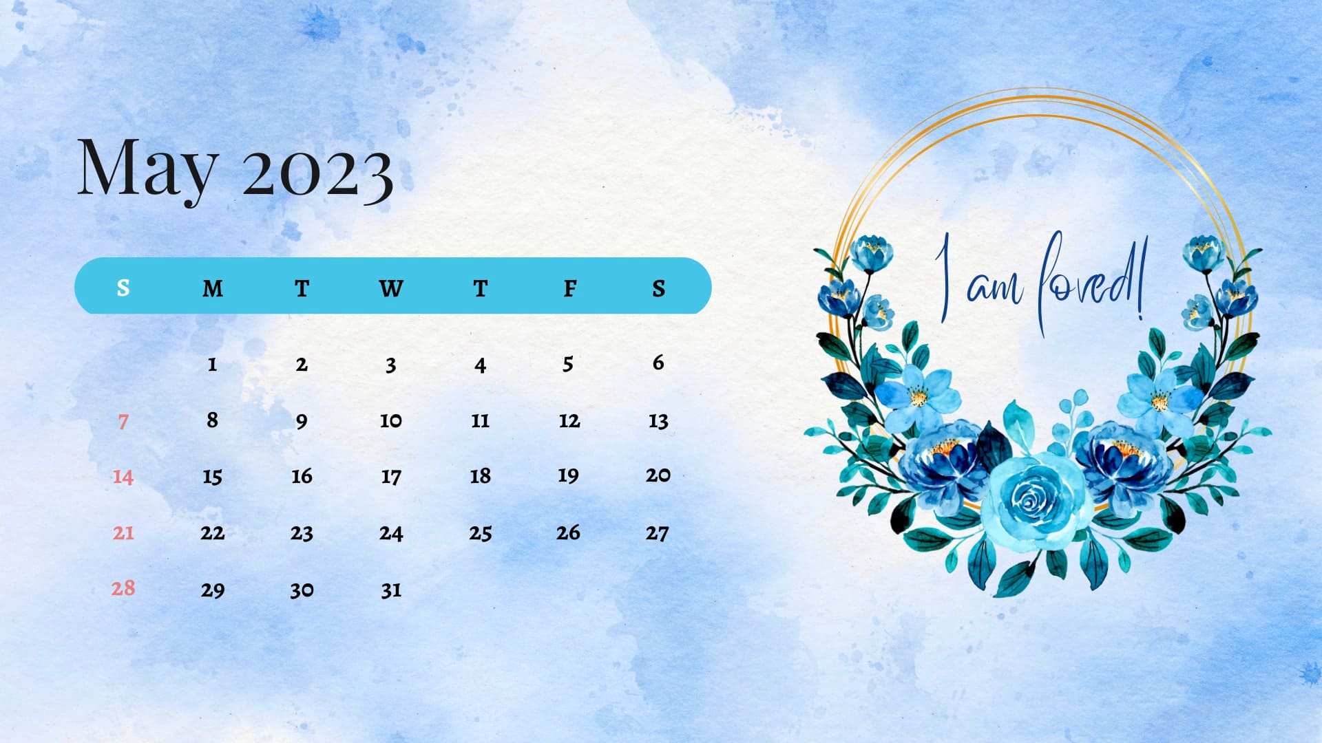 May 2023 Calendar Wallpapers