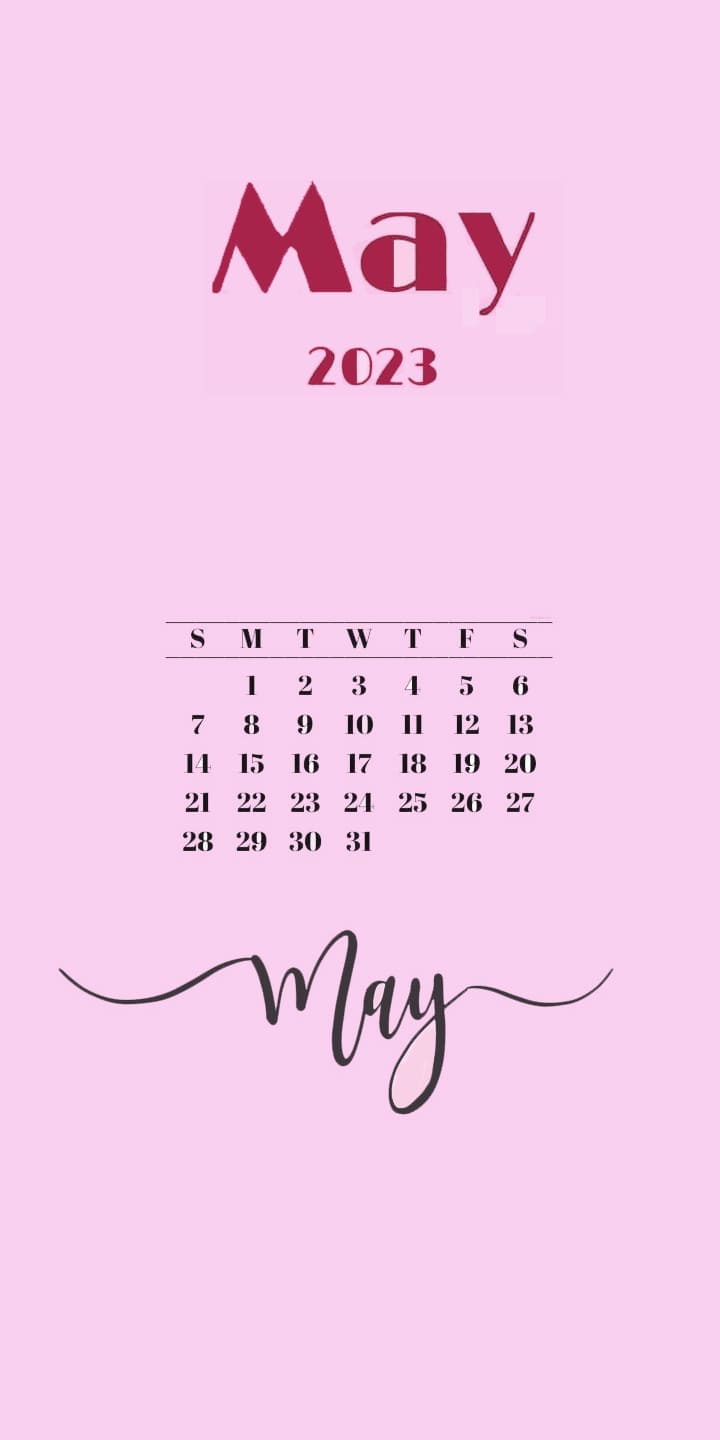 May 2023 Calendar Wallpapers