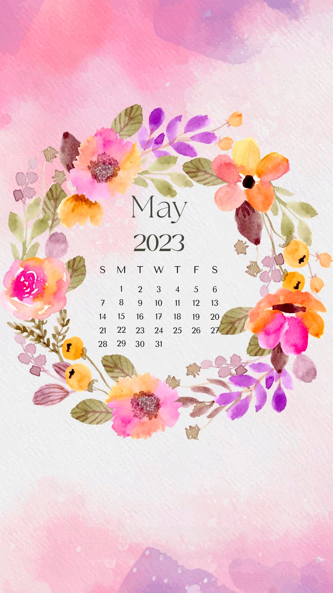 May Calendar 2023 Wallpapers