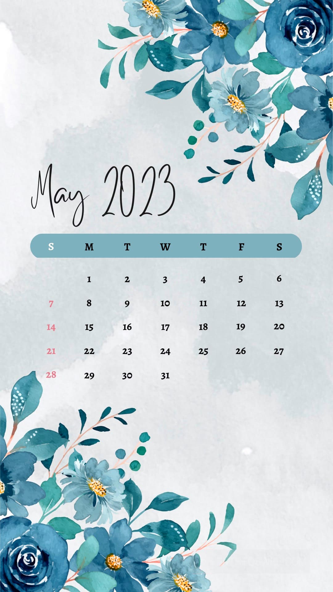 May Calendar 2023 Wallpapers