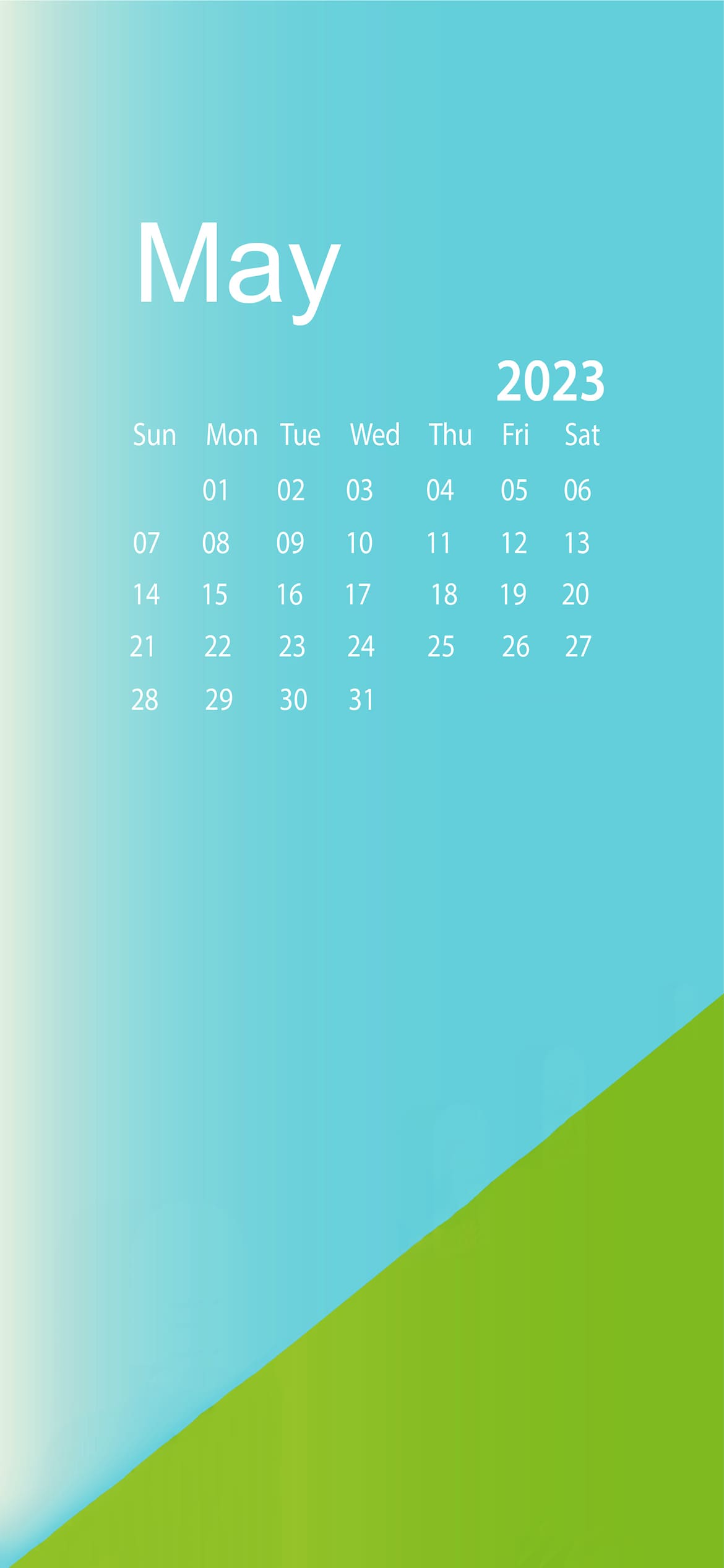 May Calendar 2023 Wallpapers