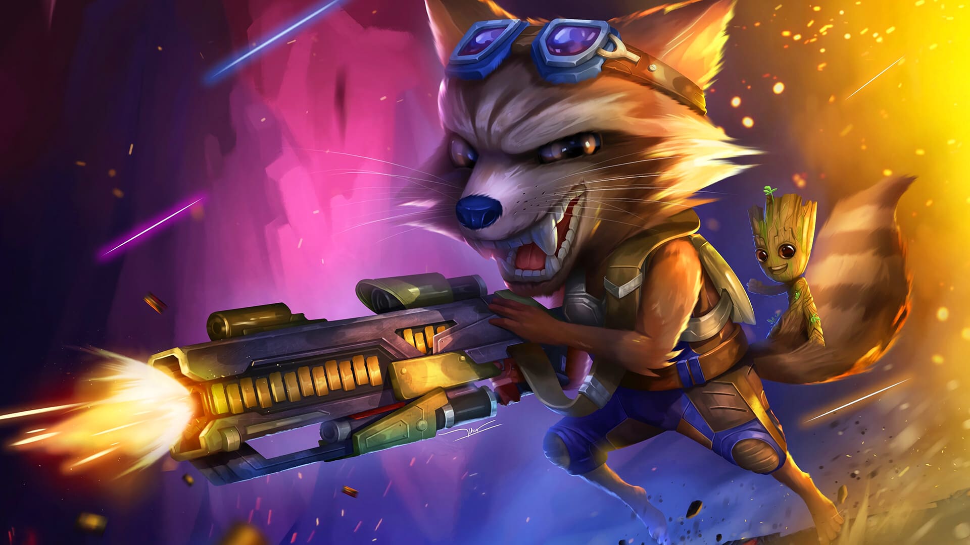 Rocket Raccoon Wallpapers