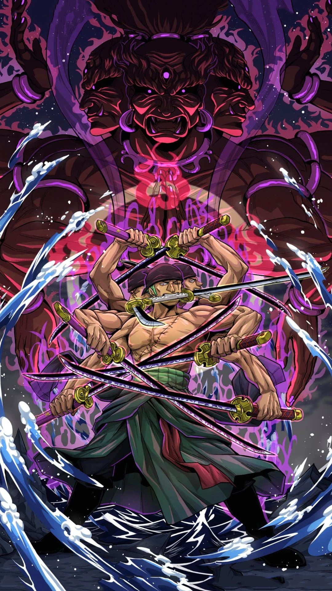 Zoro King of Hell Wallpapers