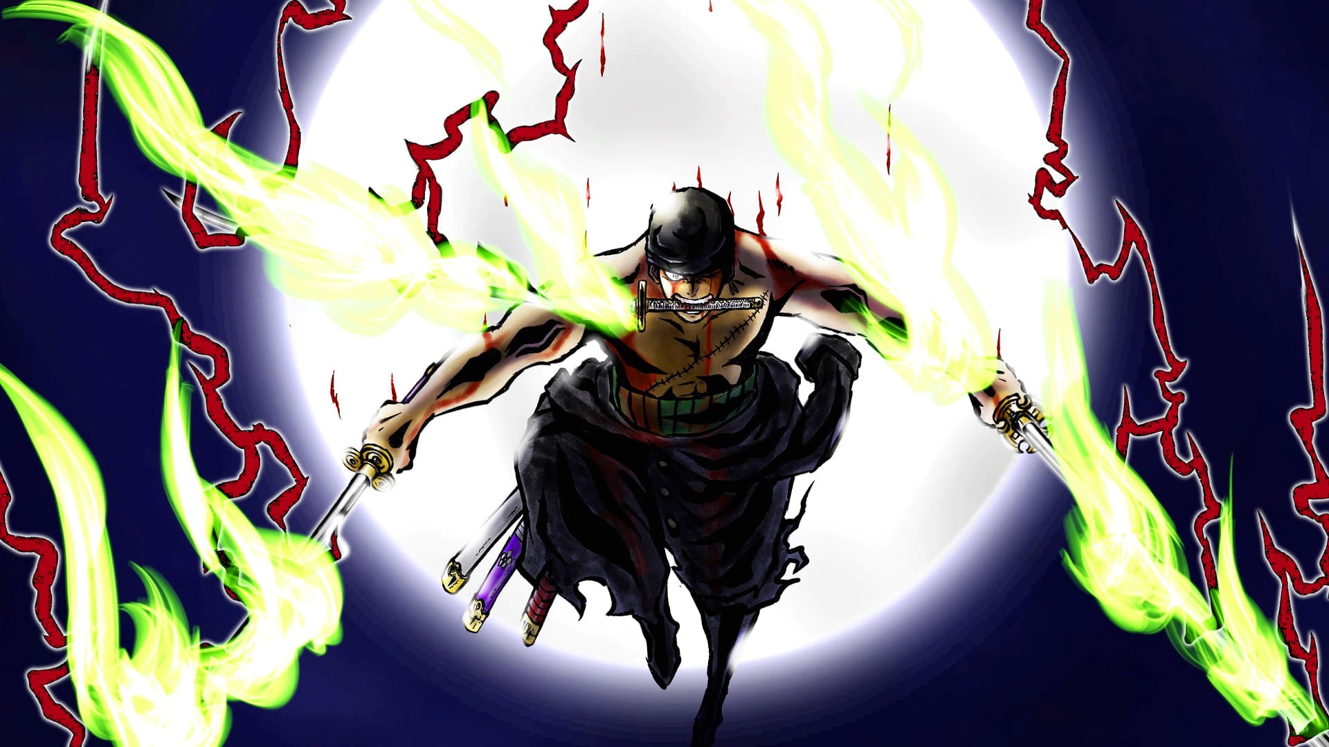 Zoro King Of Hell Wallpaper  TubeWP