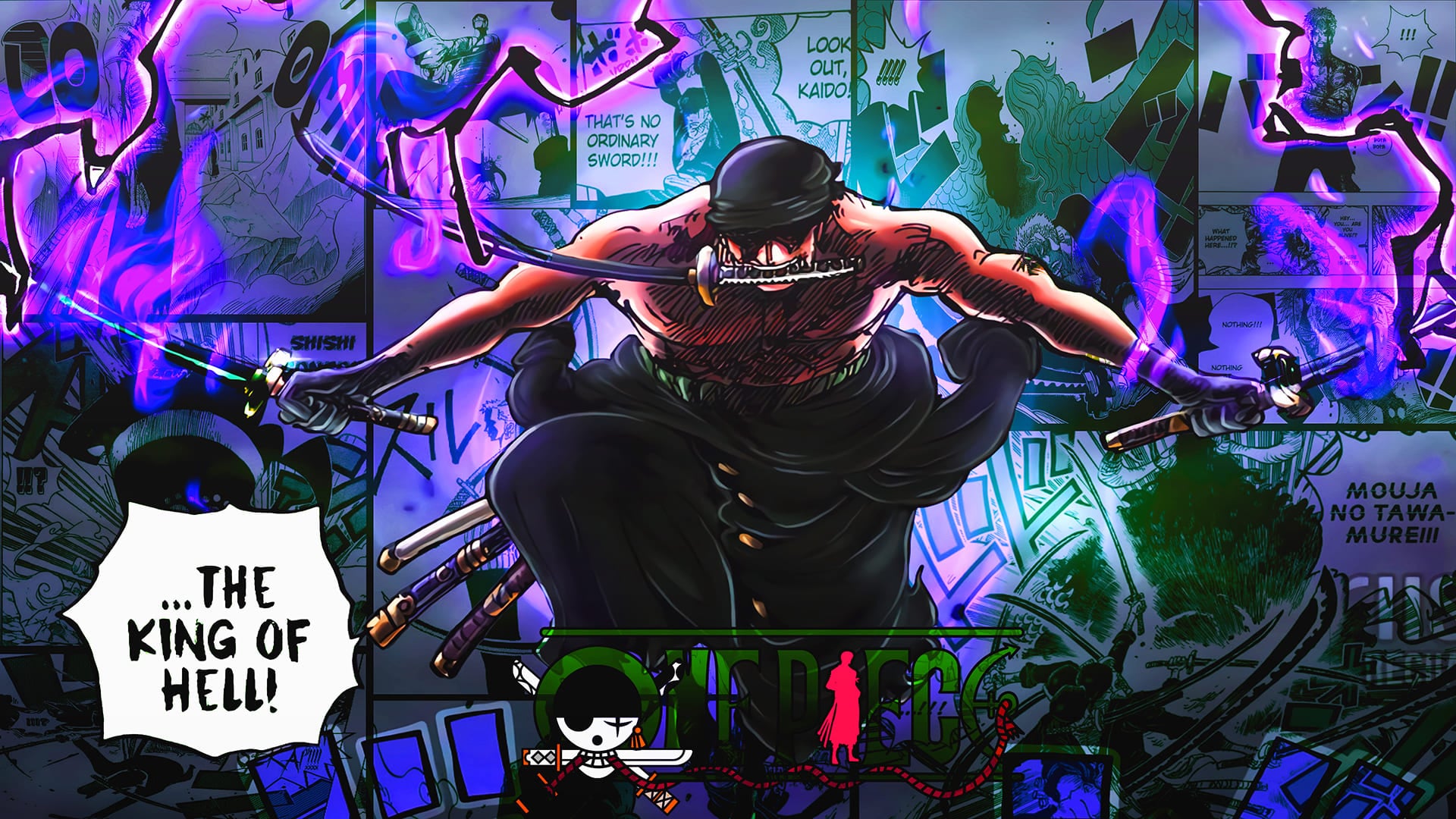 Zoro King of Hell Wallpapers