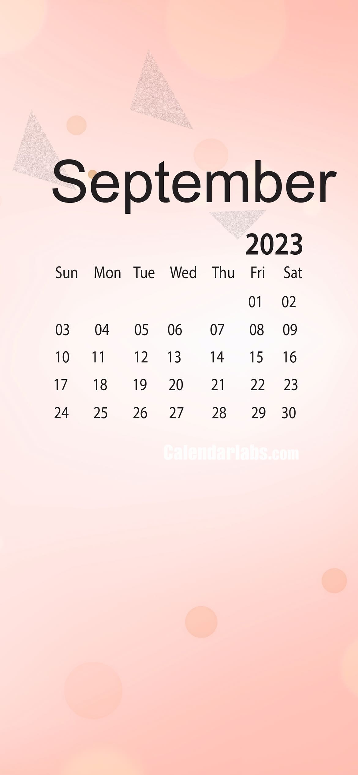 2023 September Calendar Wallpapers