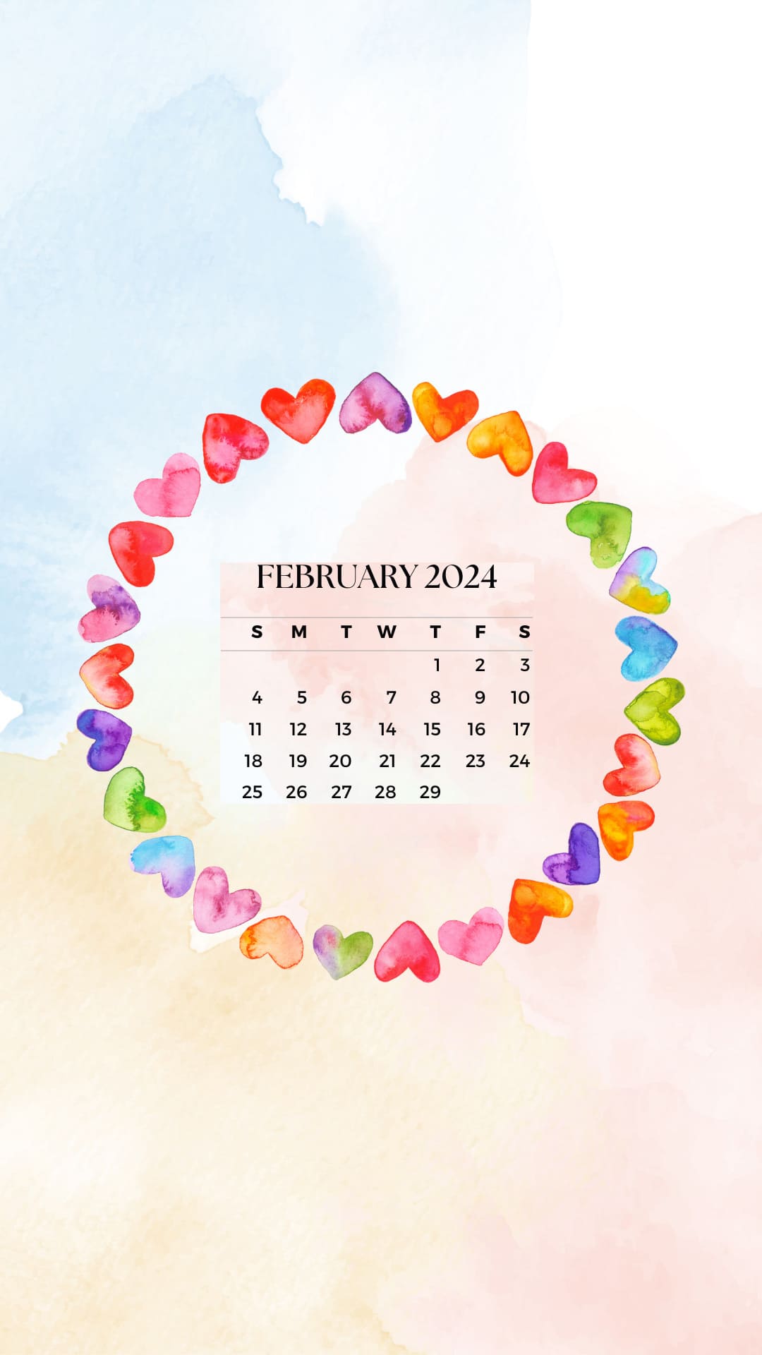 February 2024 Calendar Wallpaper TubeWP