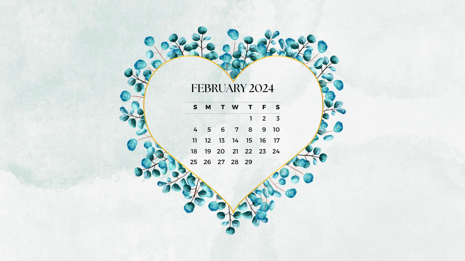 February 2024 Calendar Wallpapers