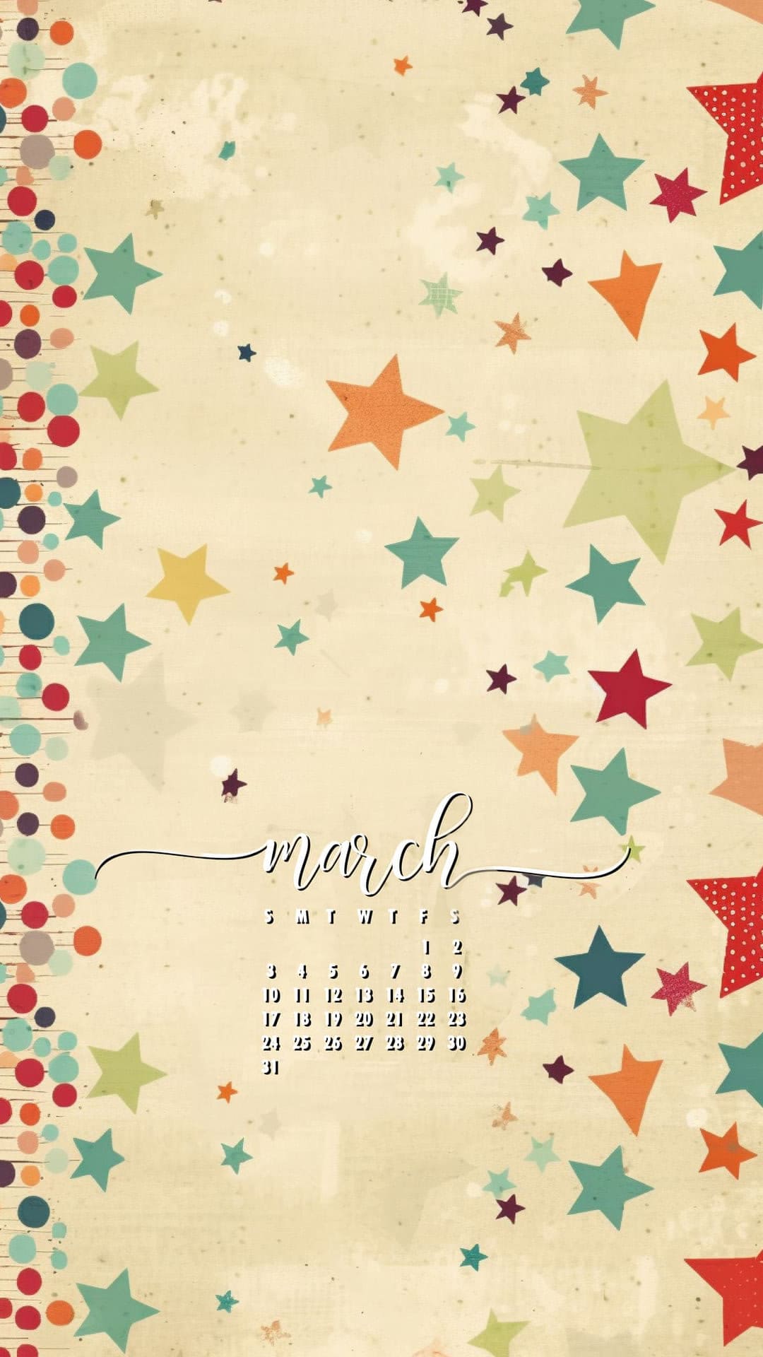 2024 March Calendar Wallpapers