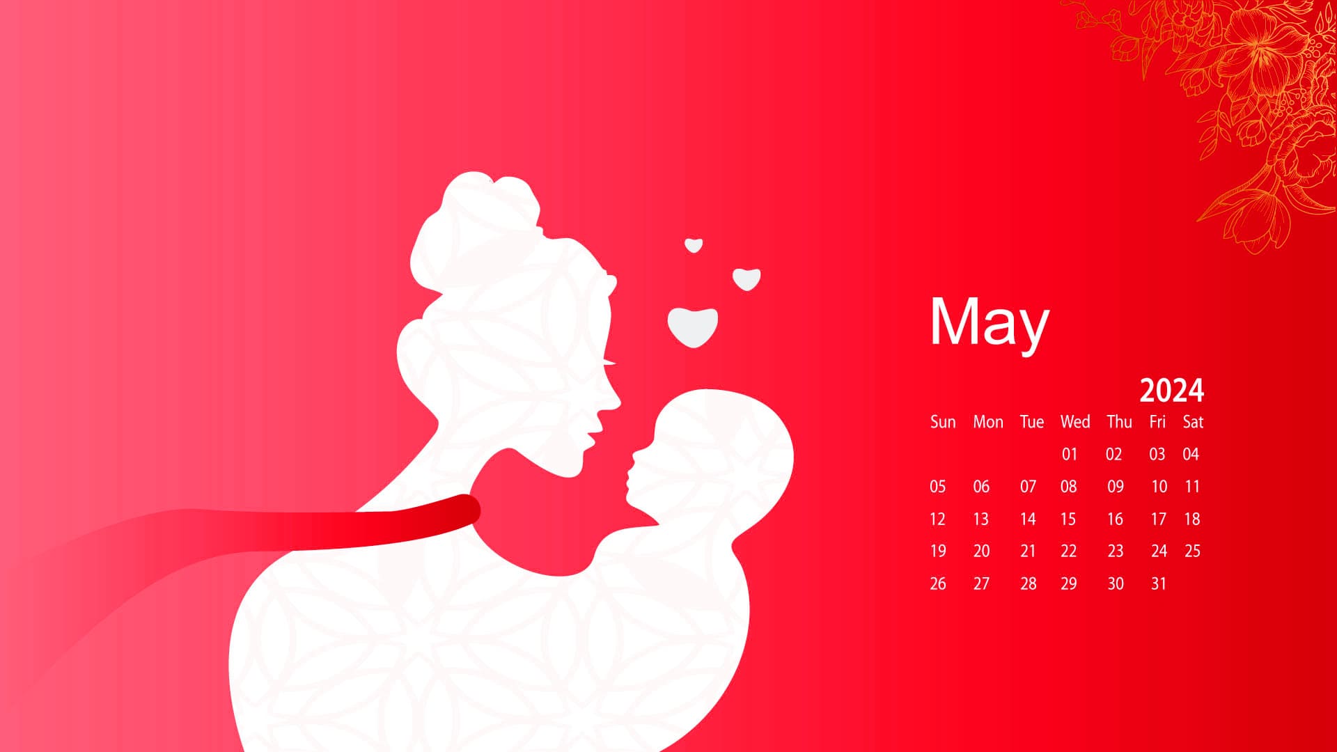 May Calendar 2024 Wallpapers